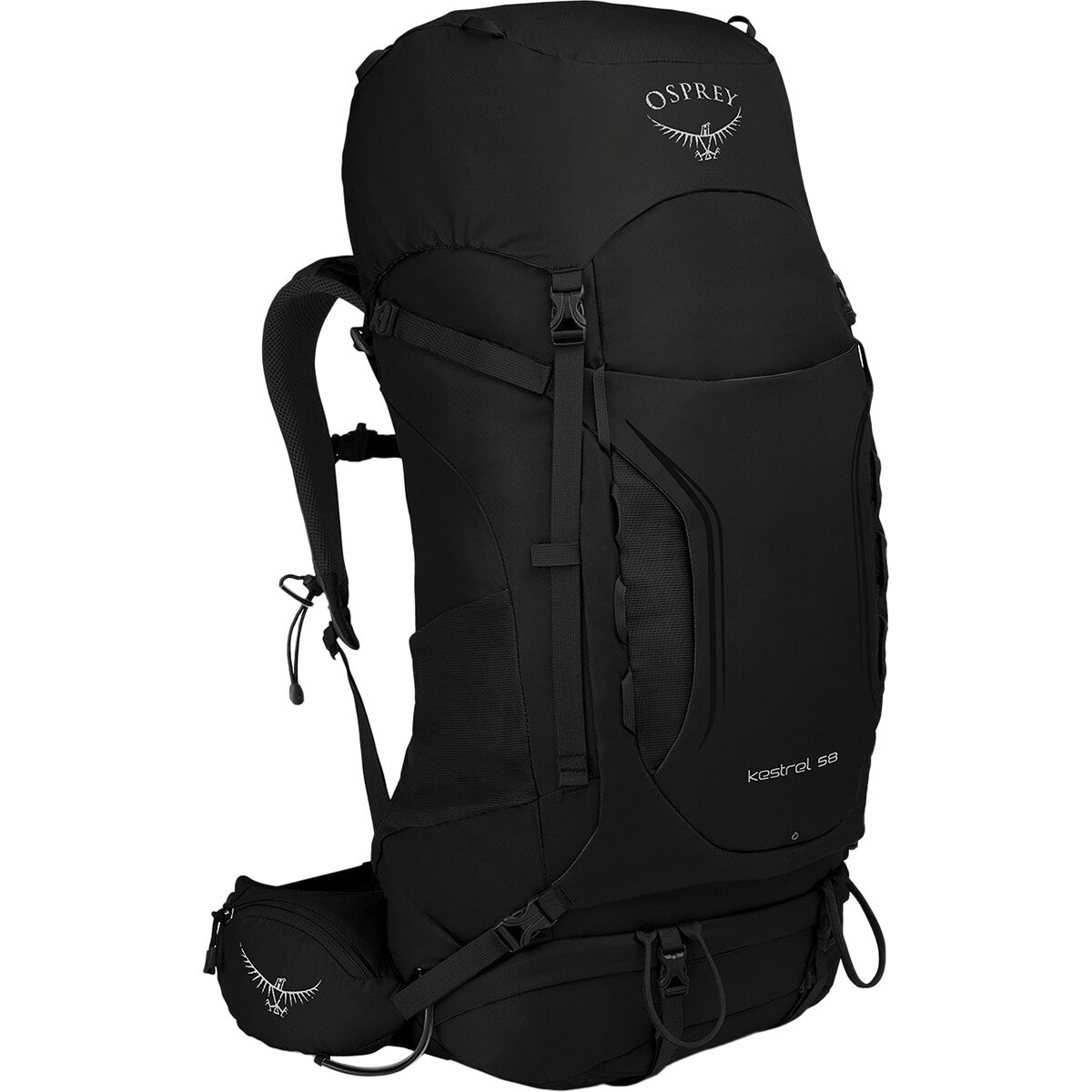 Image of Osprey Packs Kestrel 58L Backpack Black, L/XL