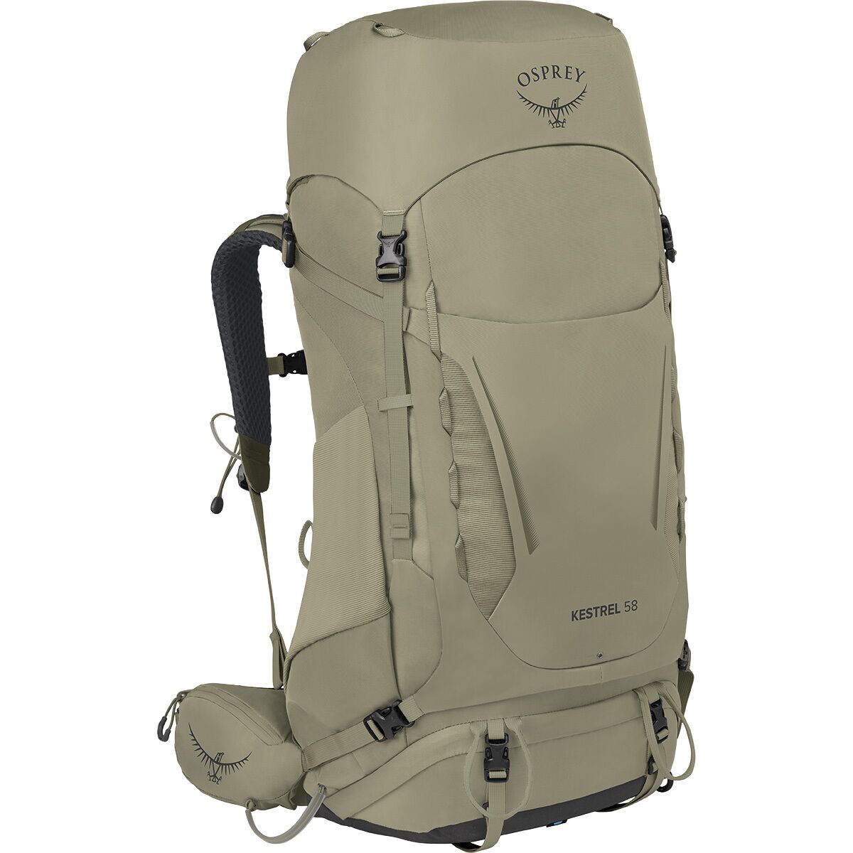 Image of Osprey Packs Kestrel 58L Backpack Olive Tan, L/XL