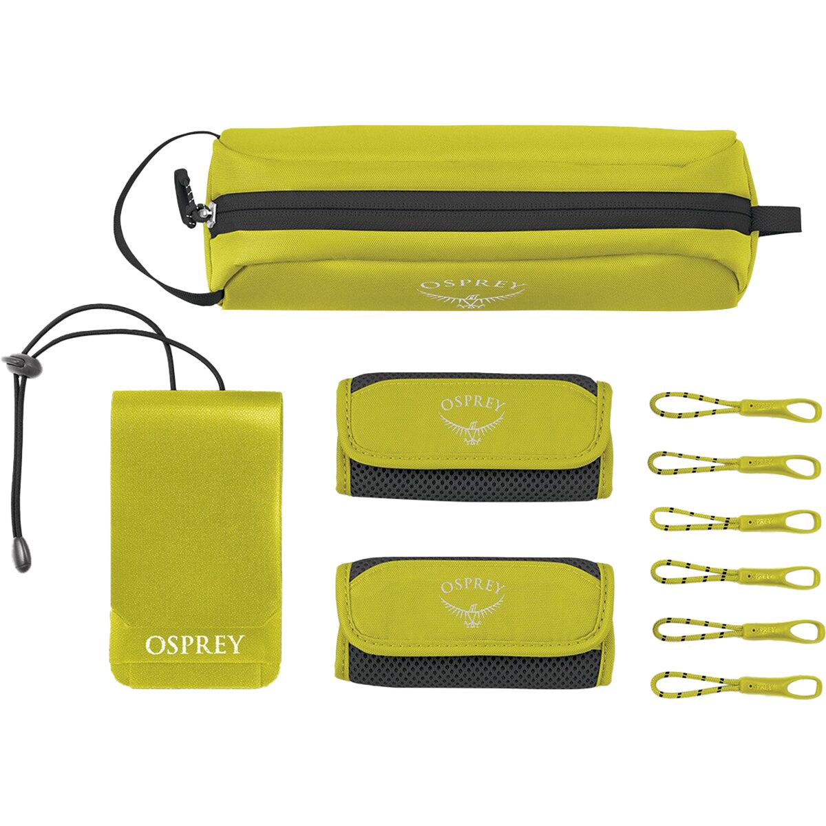 osprey luggage customization kit Transporter Large Toiletry Kit, Black made from hard Osprey Packs Luggage Customization Kit