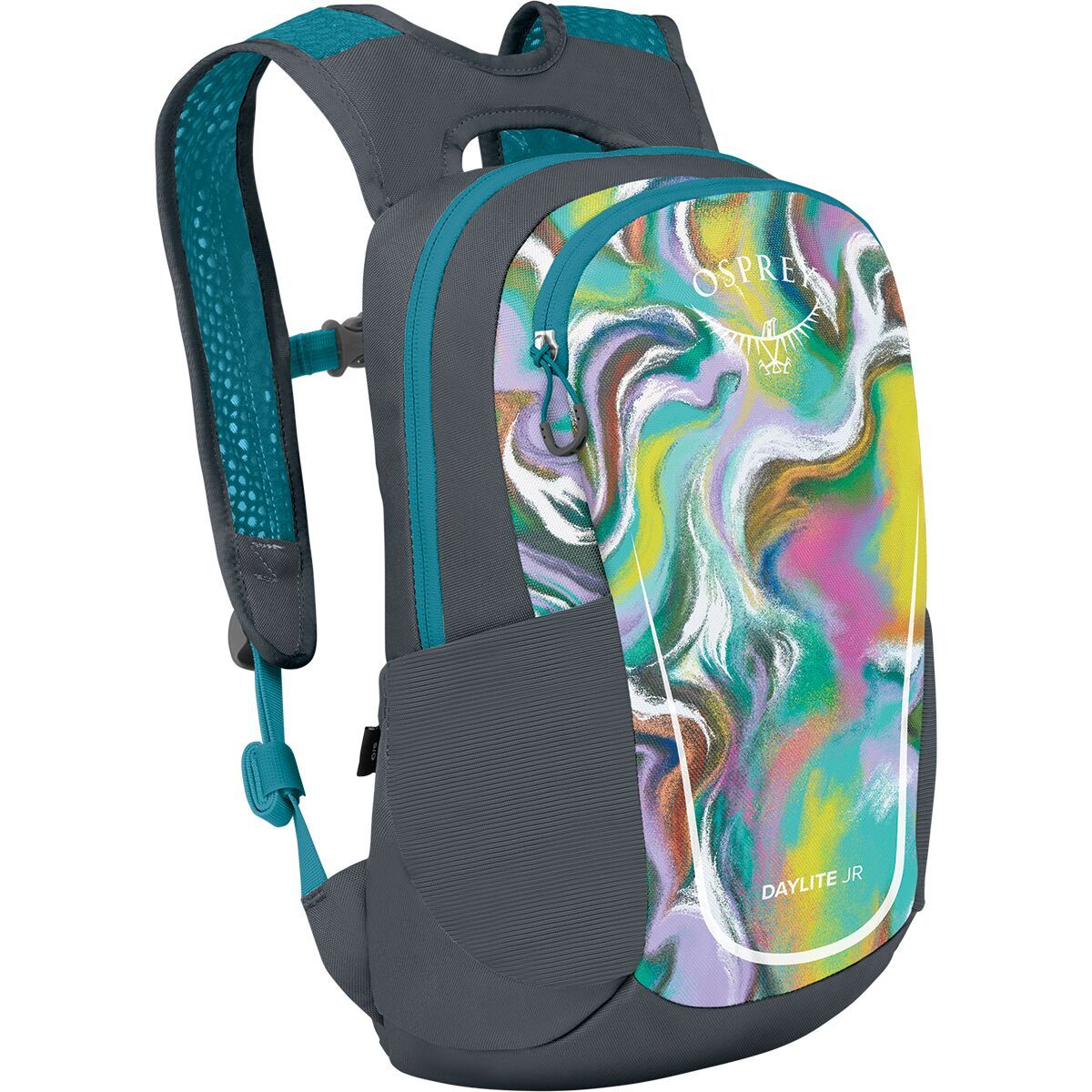 Image of Osprey Packs Daylite Pack - Kids' Euphoria Rainbow Print/Tungsten, One Size