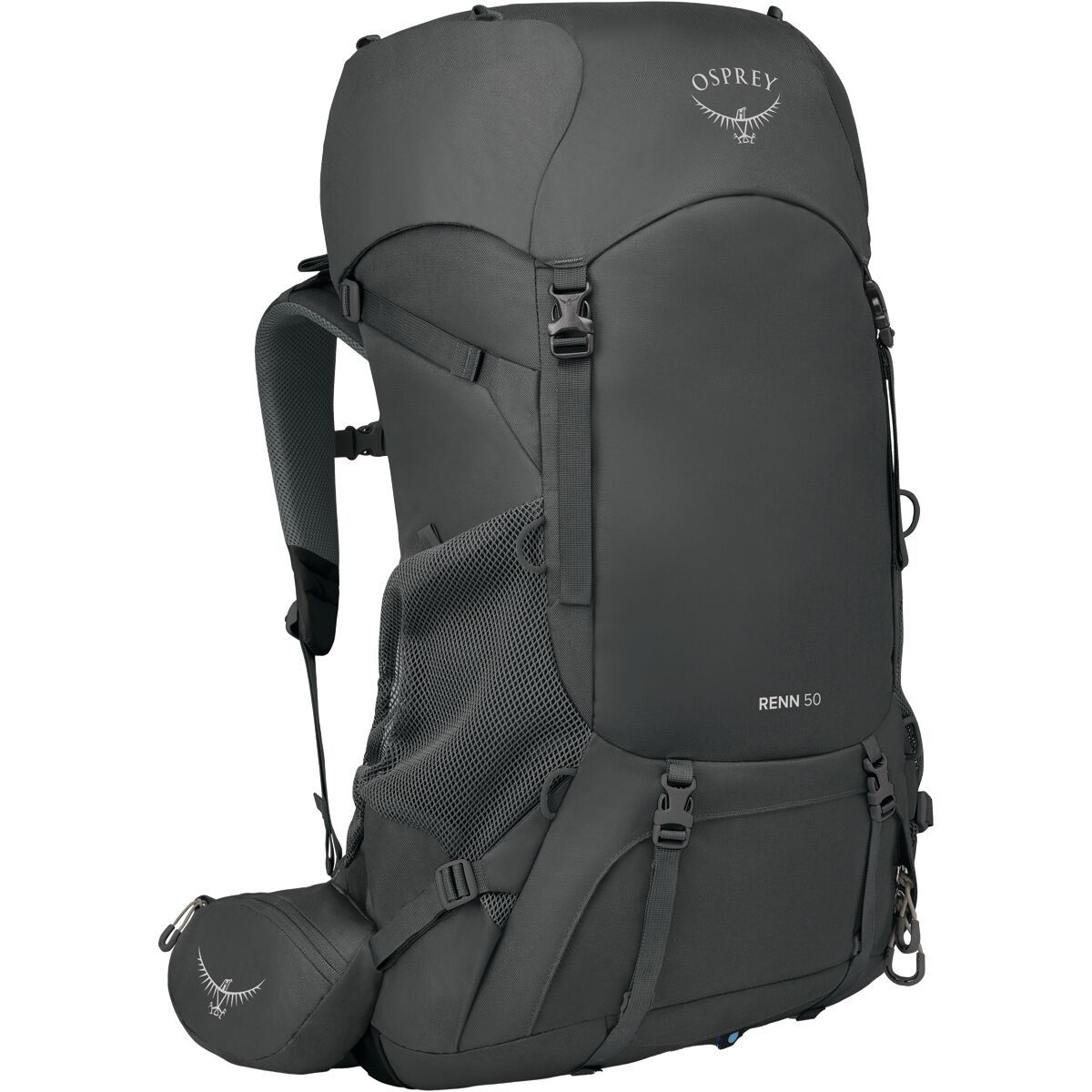 Image of Osprey Packs Renn 50L Backpack - Women's Dark Charcoal/Gray Wolf, One Size