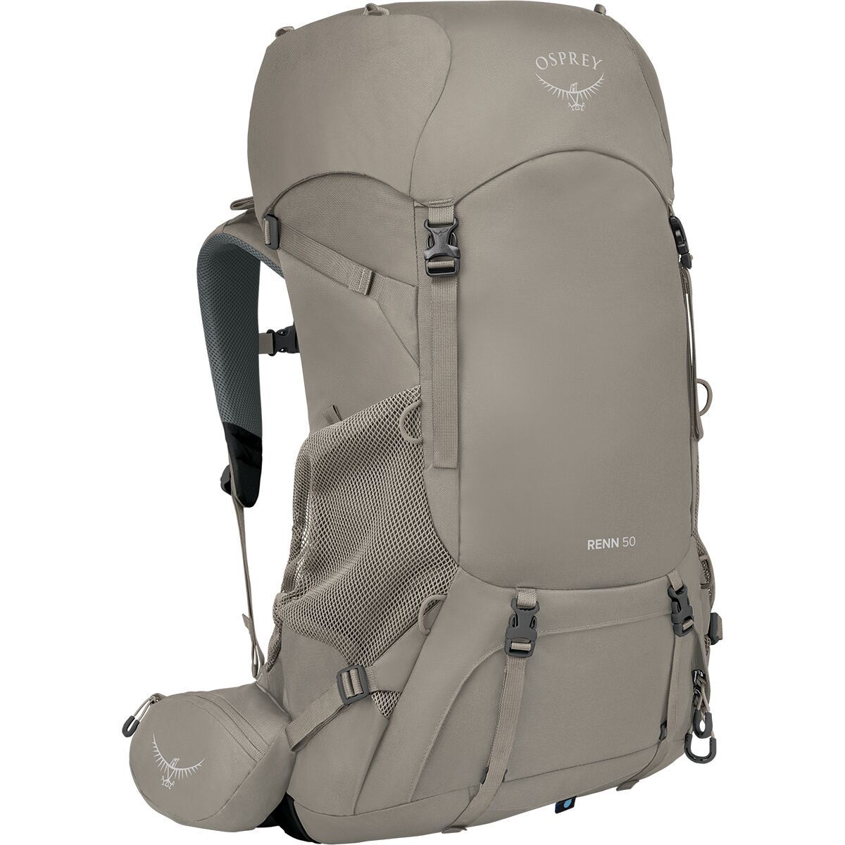 Image of Osprey Packs Renn 50L Backpack - Women's Pediment Grey/Linen Tan, One Size