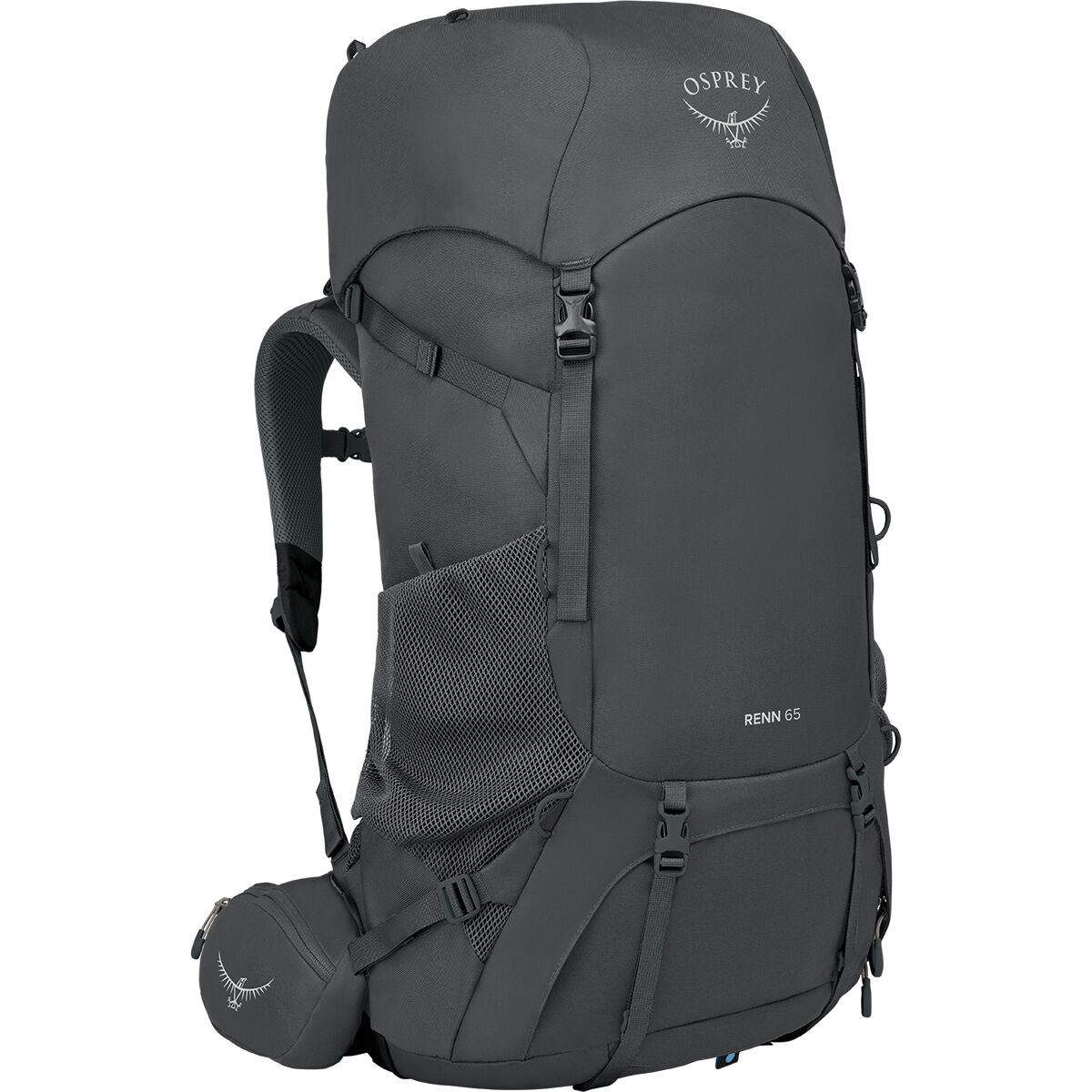 Image of Osprey Packs Renn 65L Backpack - Women's Dark Charcoal/Gray Wolf, One Size