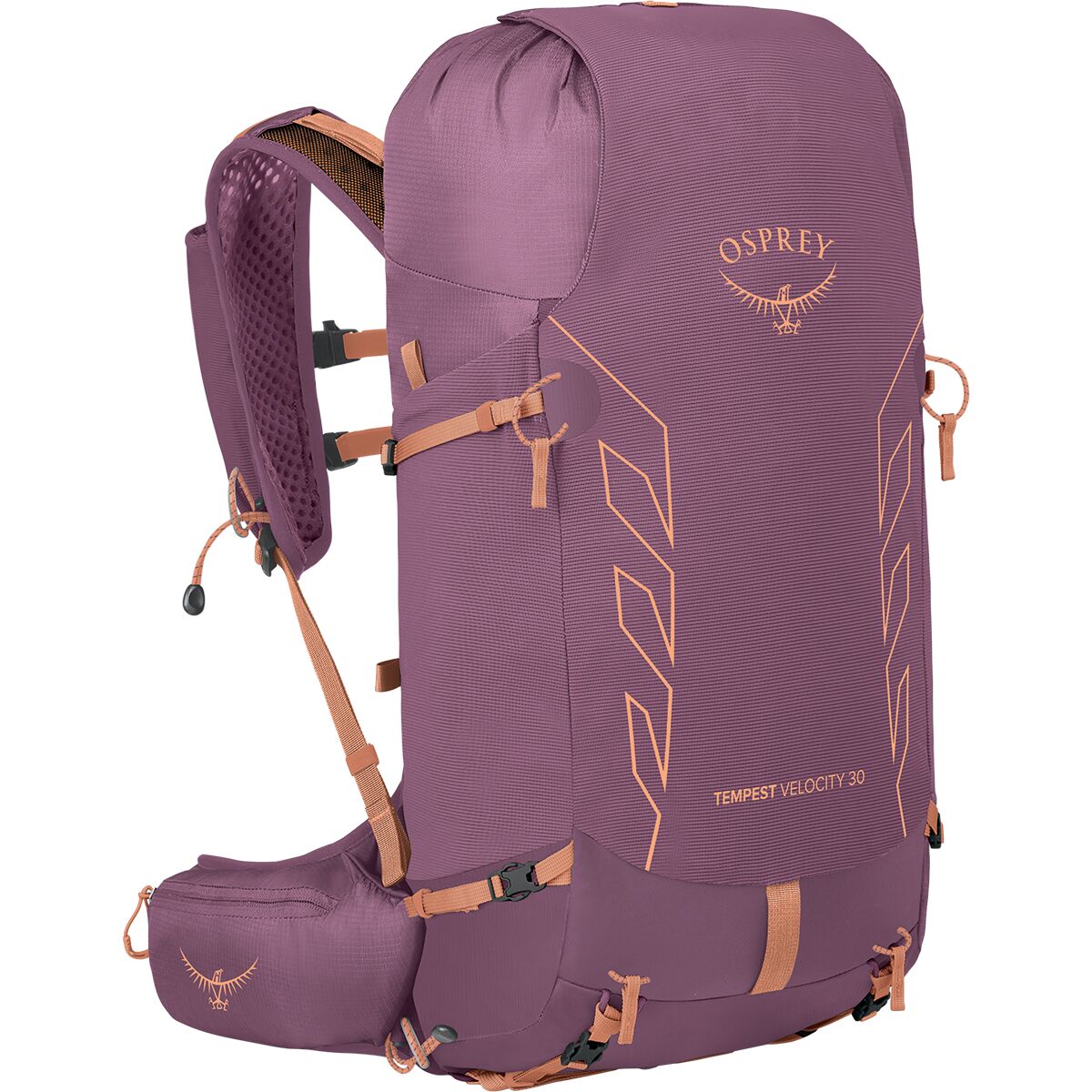 osprey backpack drawstring Kyte LT 45L Women's Backpacking access cinch closure system Osprey Drawstring Backpack | Blue
