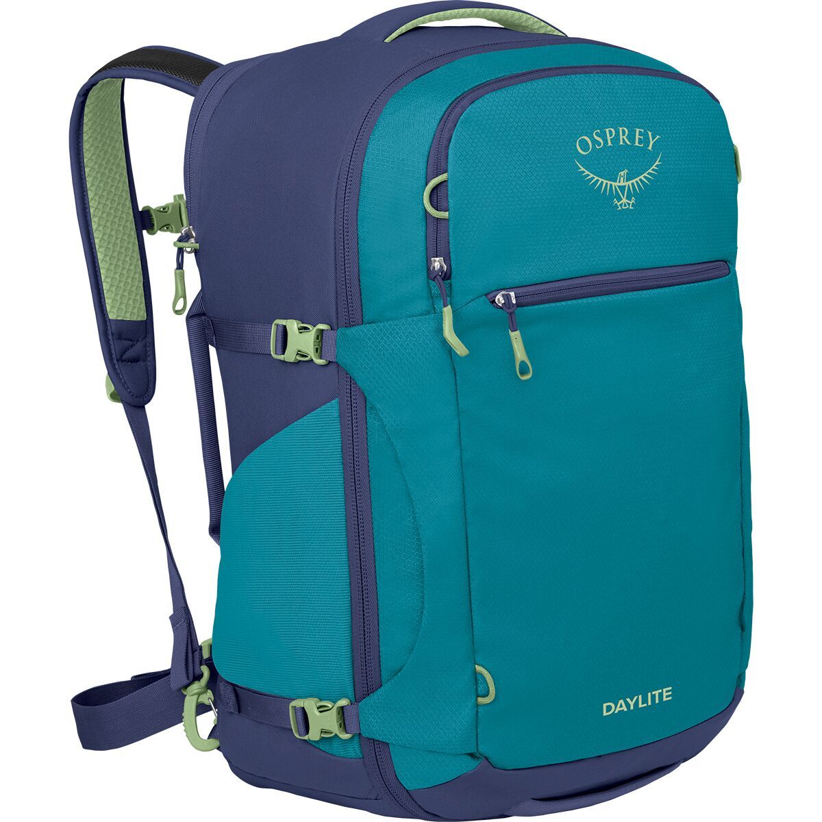 Image of Osprey Packs Daylite Carry-On 44L Travel Pack Blue Spikemoss/Alkaline, One Size