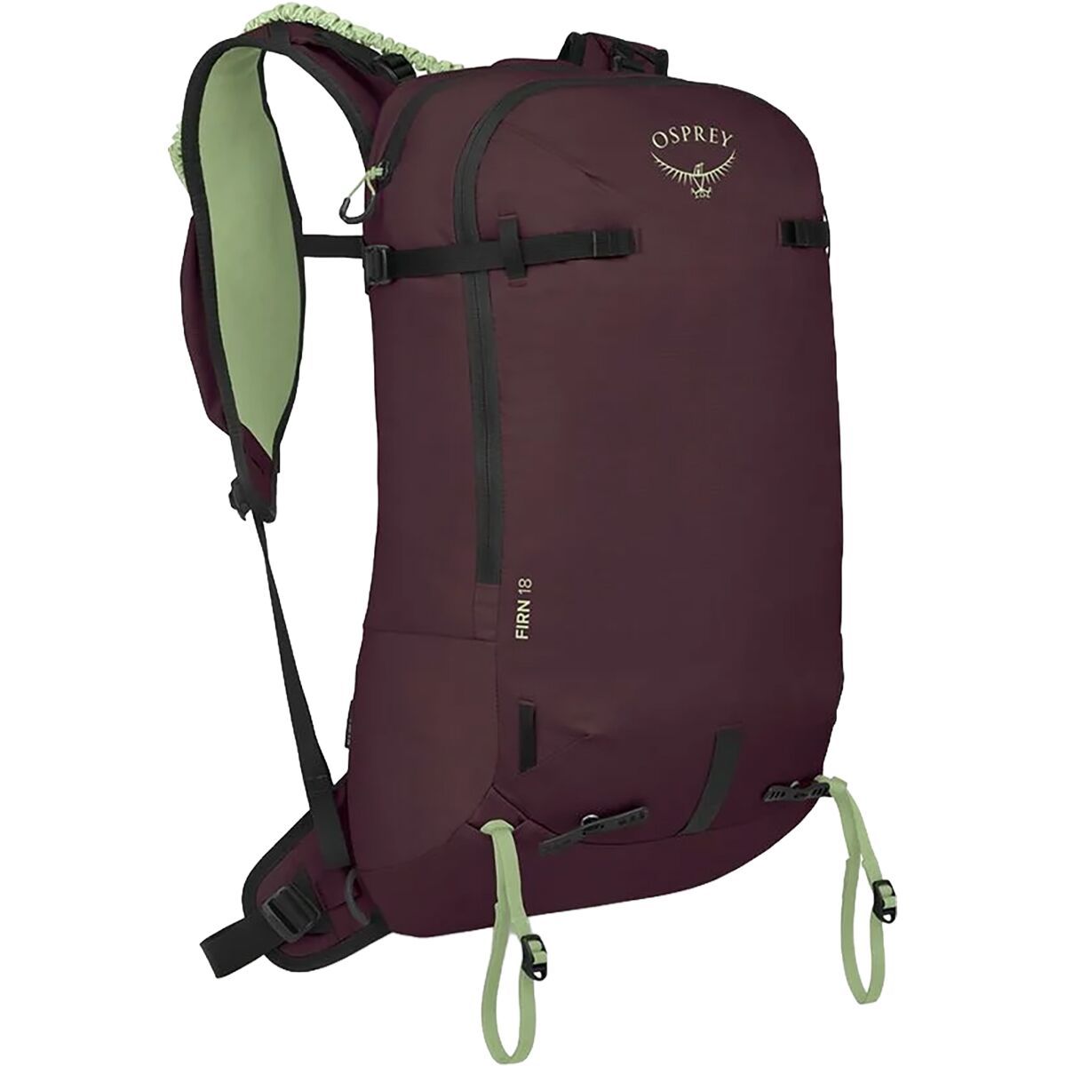 Image of Osprey Packs Firn 18L Backpack Elderberry Purple/Peppermint Green, M/L
