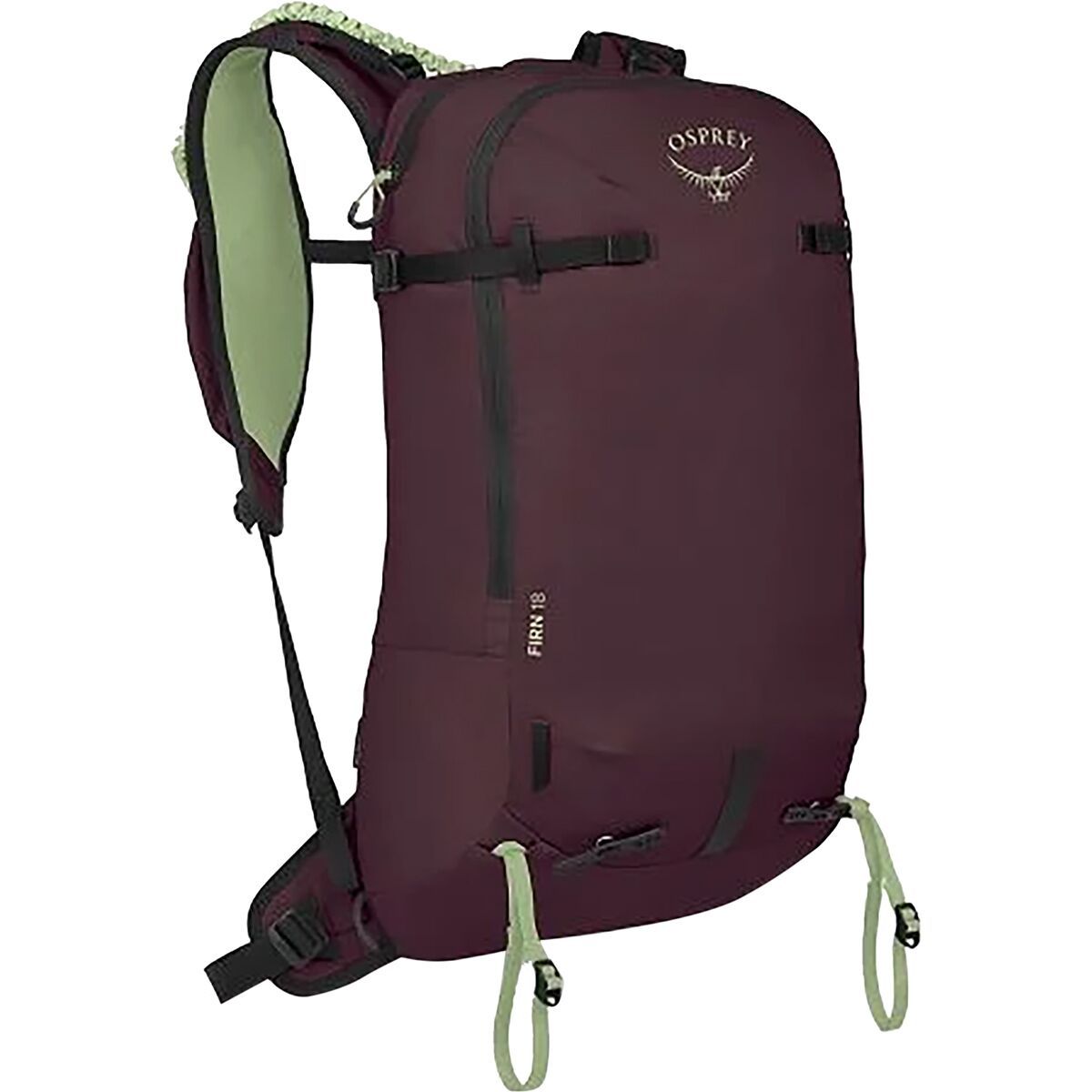 Image of Osprey Packs Firn 18L Backpack Elderberry Purple/Peppermint Green, M/L