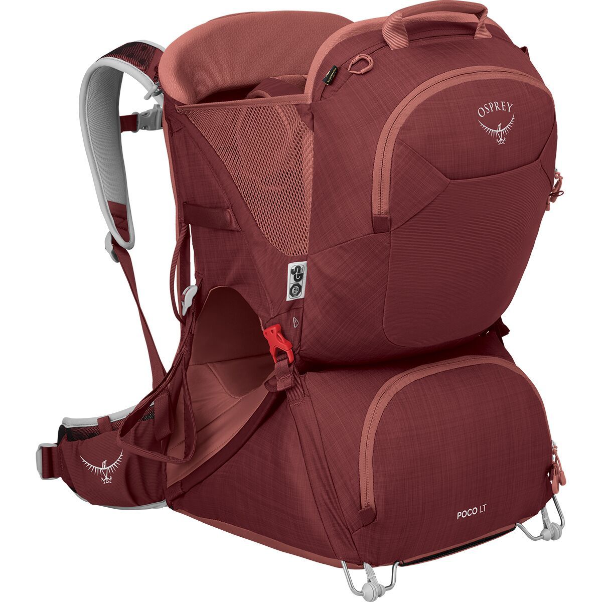 Image of Osprey Packs Poco LT Child Carrier Red Mountain, One Size