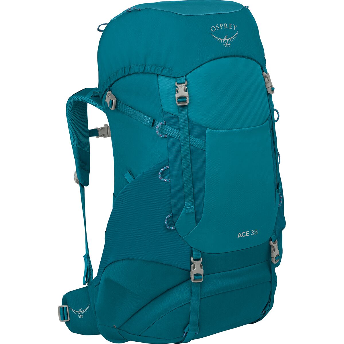 Image of Osprey Packs Ace 38L Backpack - Kids' Blue Spikemoss/Deep Peyto, One Size