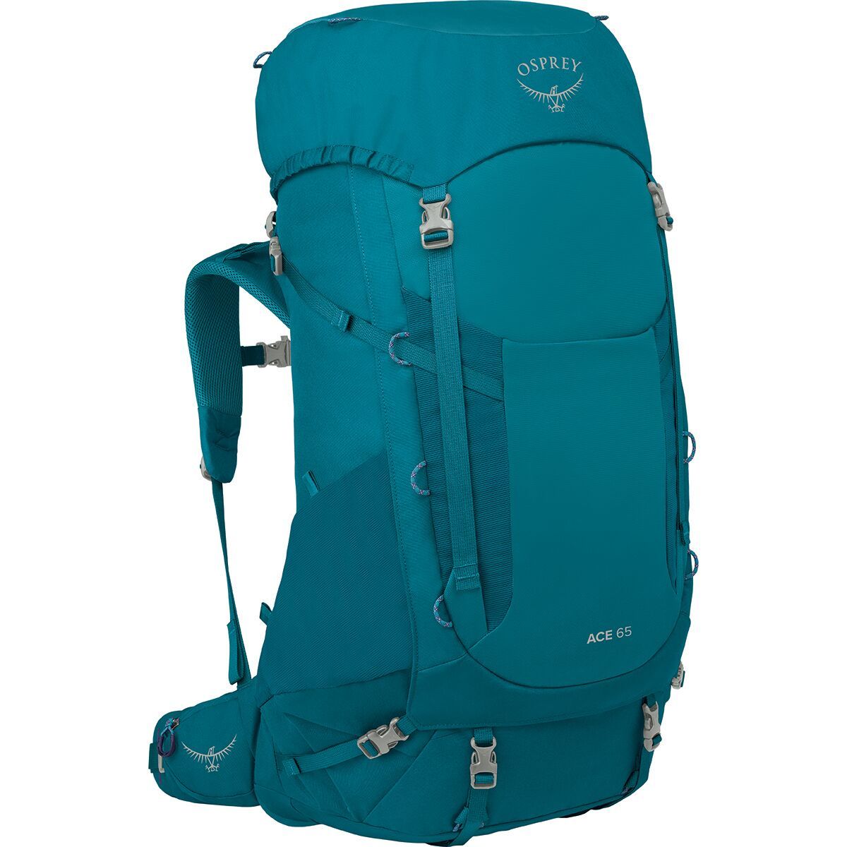 Image of Osprey Packs Ace 65L Backpack - Kids' Blue Spikemoss/Deep Peyto, One Size