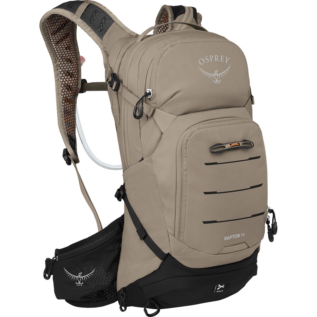 Image of Osprey Packs Raptor 14L Backpack - Men's Pediment Grey, One Size
