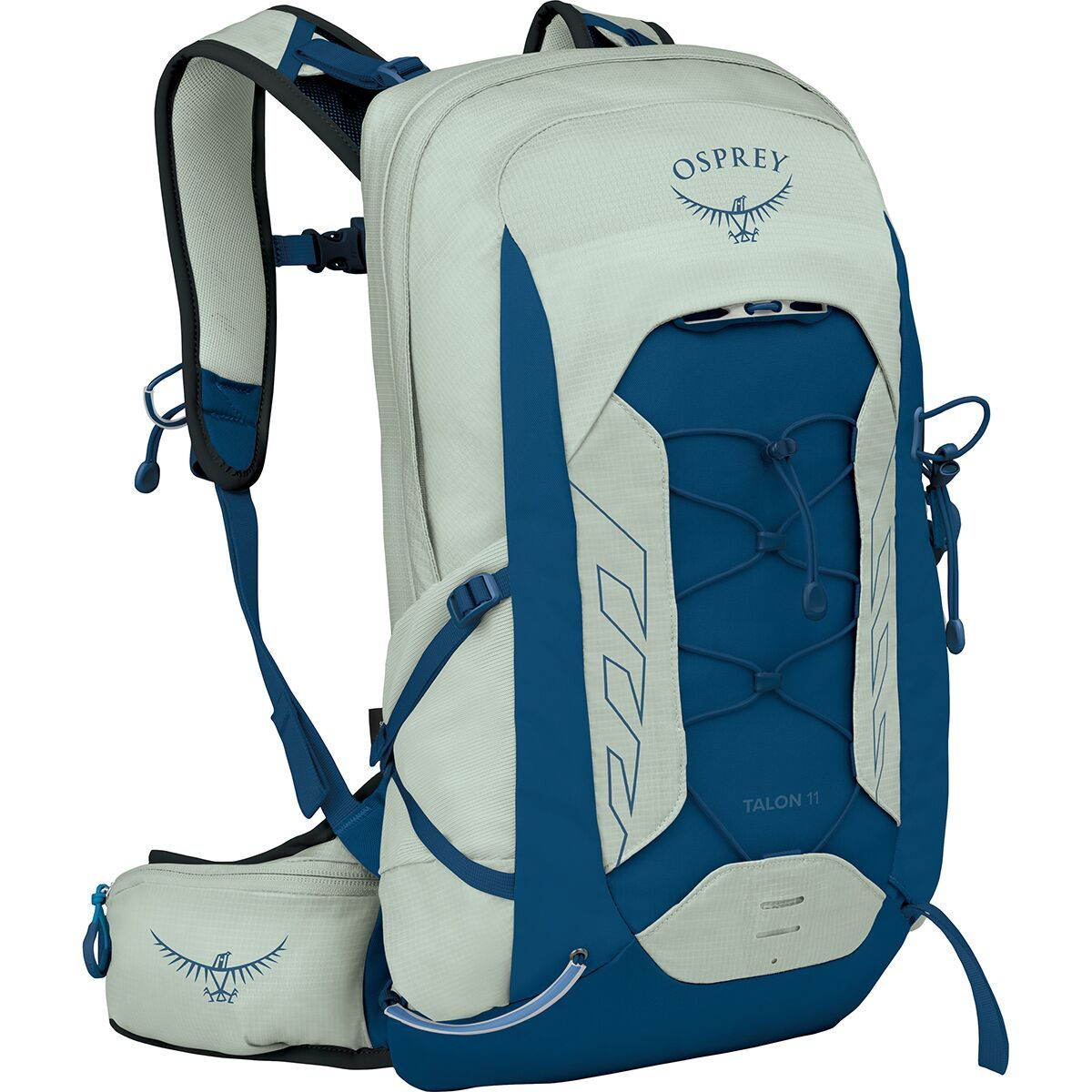 Image of Osprey Packs Talon 11L Backpack - Men's Frosty Mint Green/Night Shift, One Size