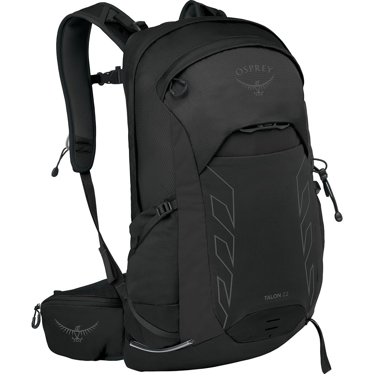 Image of Osprey Packs Talon 22L Backpack - Men's Black/Coal Grey, One Size