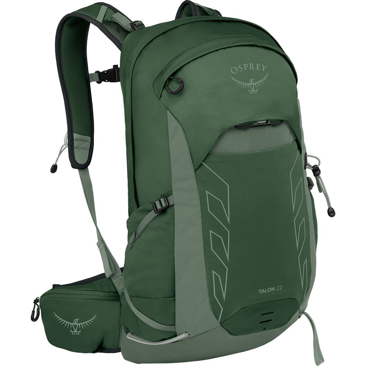 Image of Osprey Packs Talon 22L Backpack - Men's Green Canopy/Pine Leaf, One Size