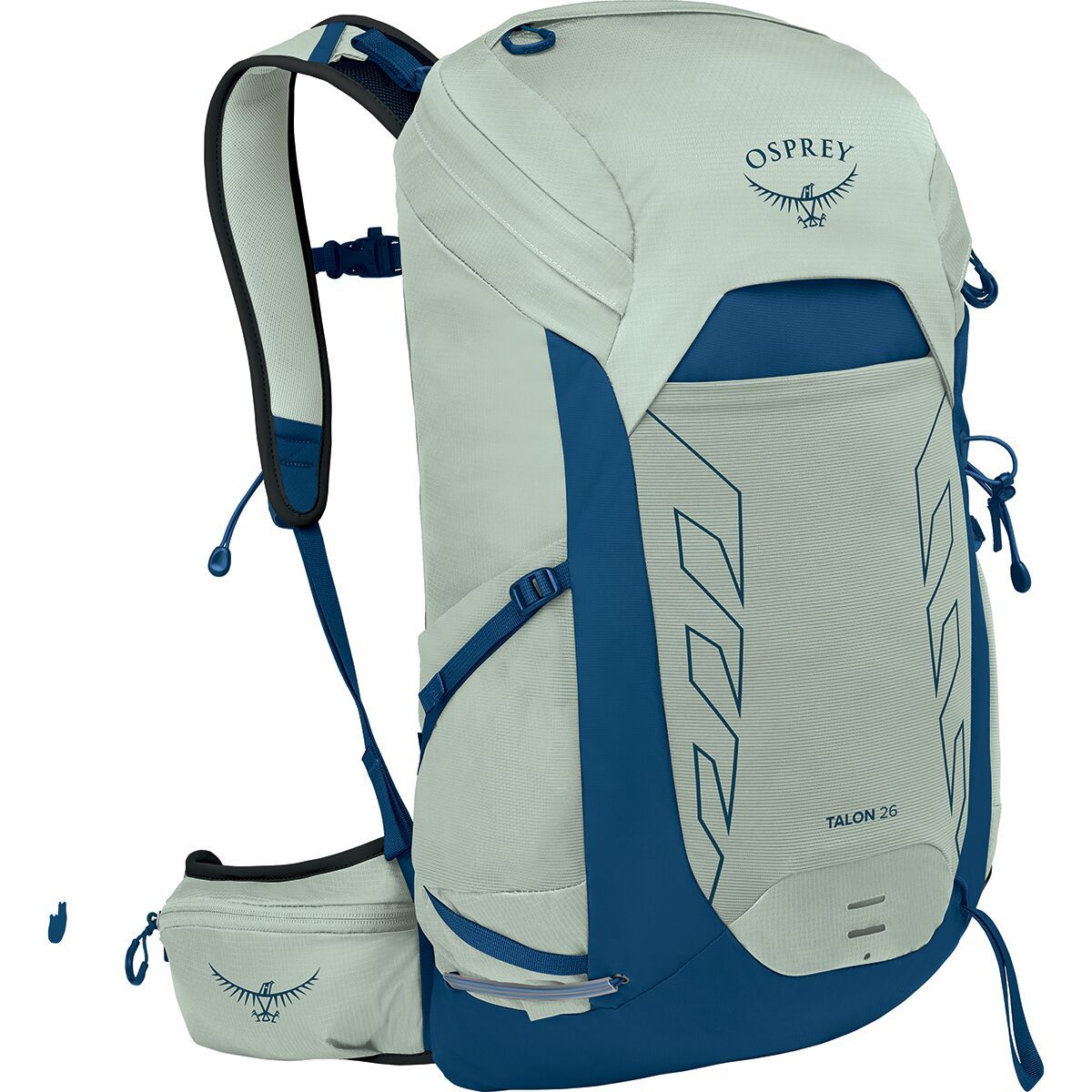 Image of Osprey Packs Talon 26L Backpack - Men's Frosty Mint Green/Night Shift, One Size