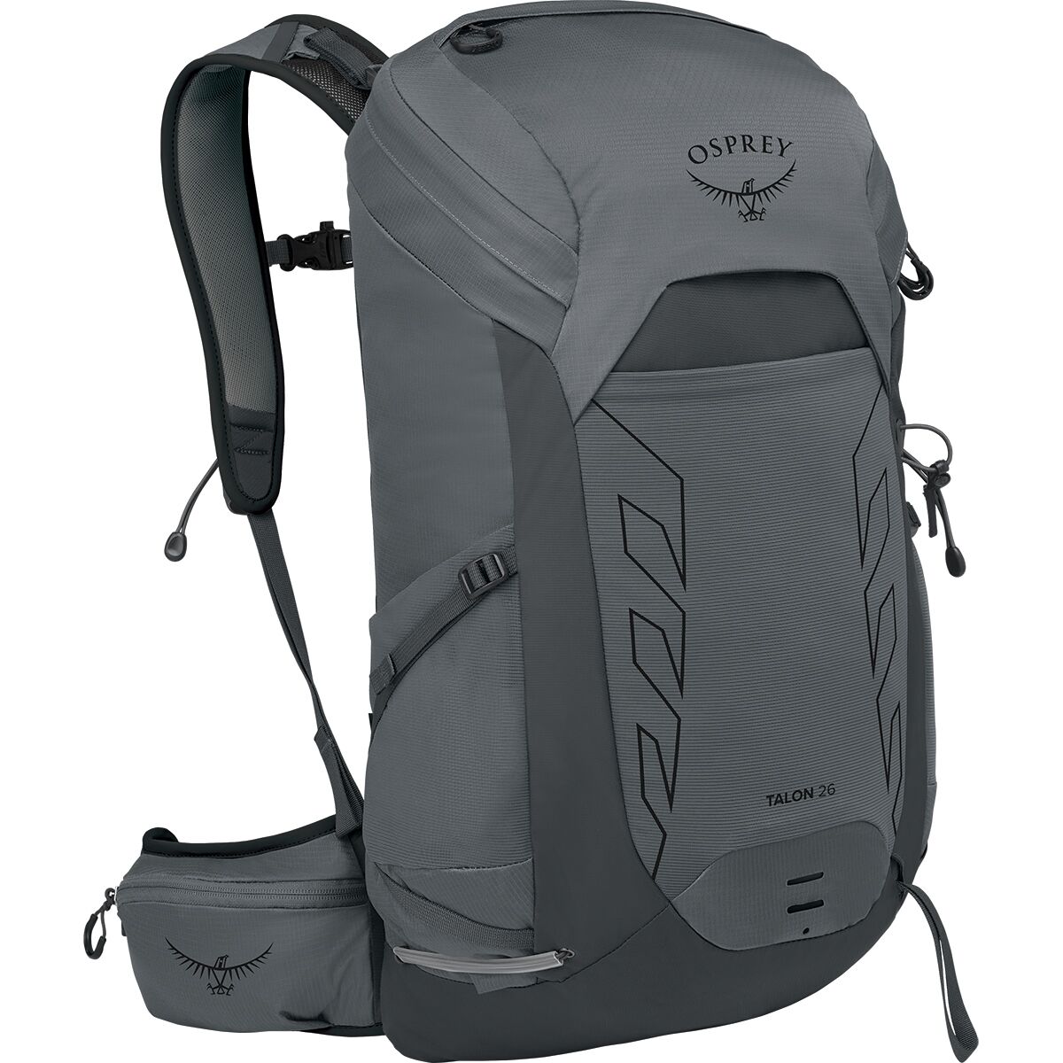 Image of Osprey Packs Talon 26L Backpack - Men's Phantom Grey/Dark Charcoal, One Size