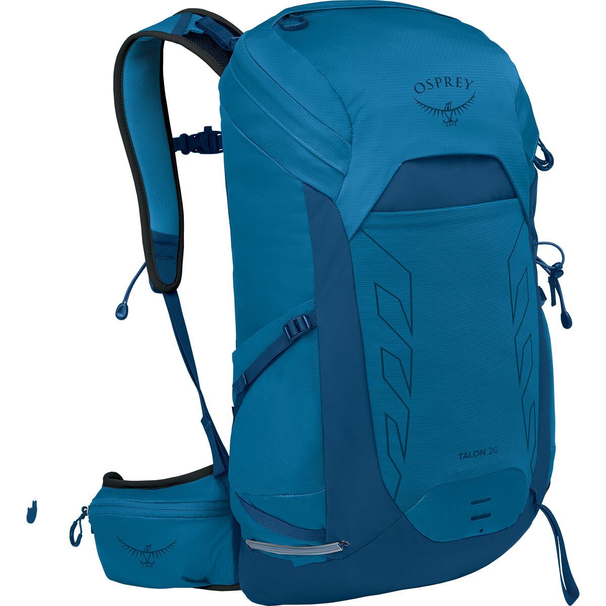Image of Osprey Packs Talon 26L Backpack - Men's Scoria Blue/Night Shift, One Size