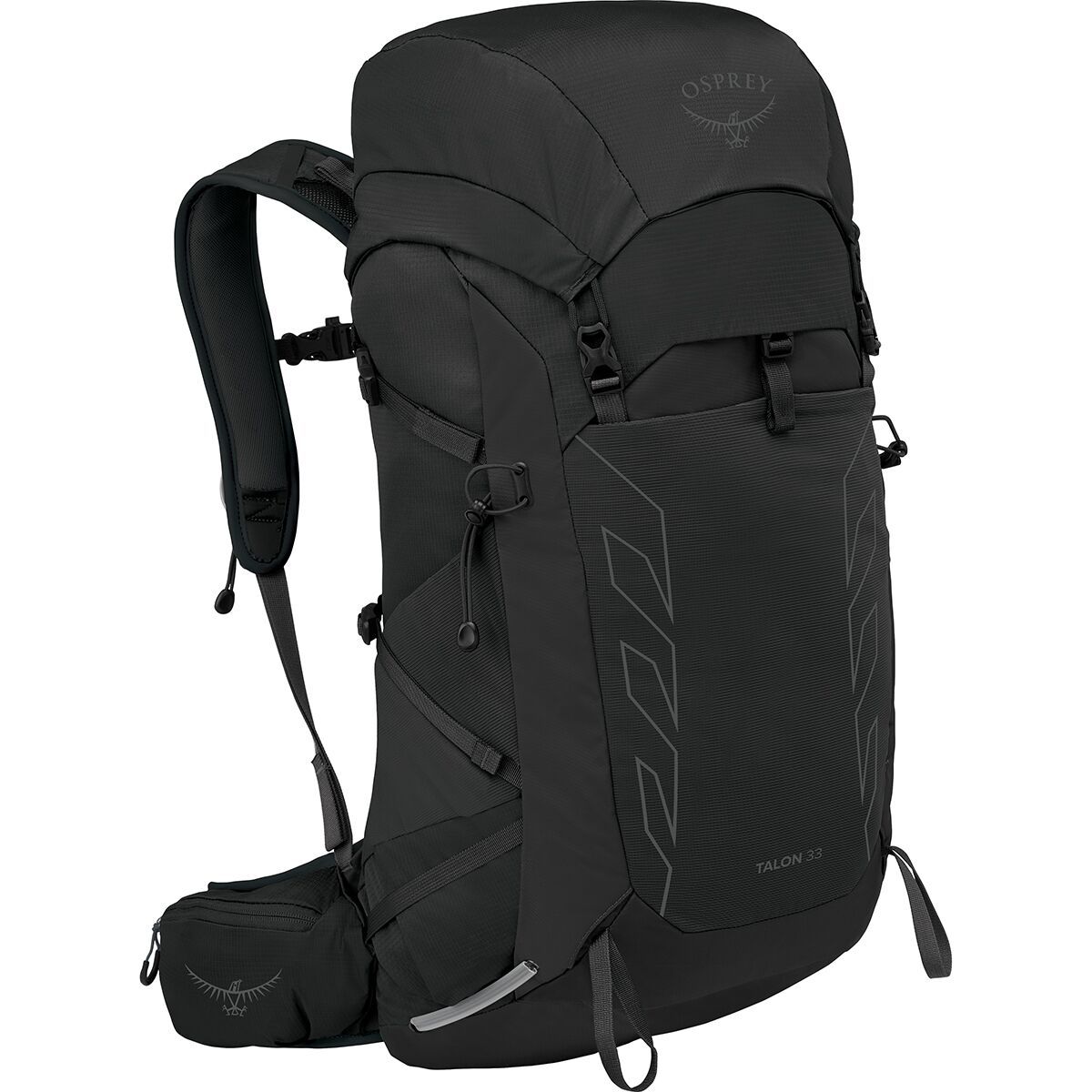 Image of Osprey Packs Talon 33L Backpack - Men's Black/Coal Grey, One Size