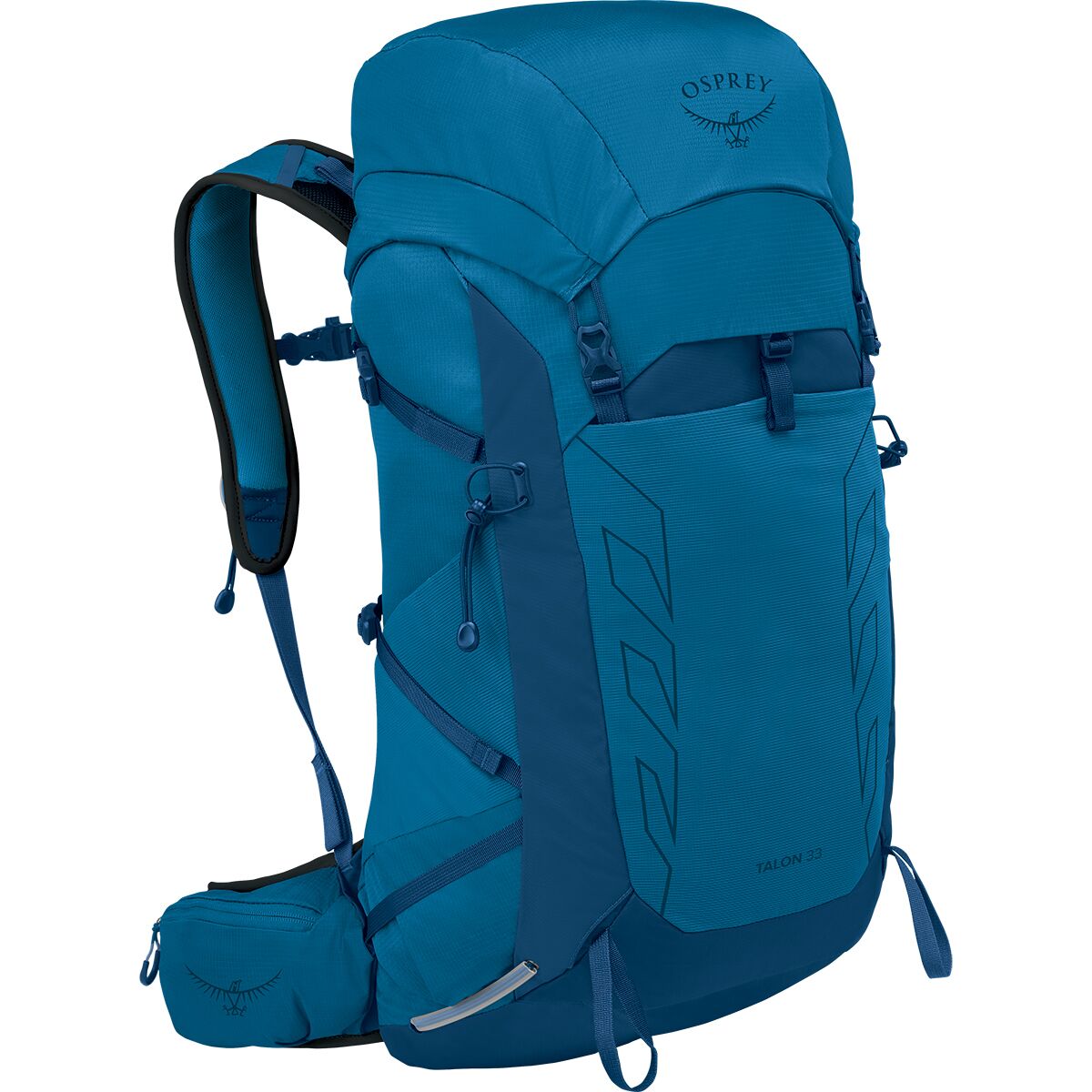 Image of Osprey Packs Talon 33L Backpack - Men's Scoria Blue/Night Shift, One Size