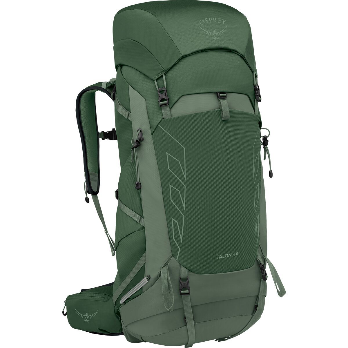 Image of Osprey Packs Talon 44L Backpack - Men's Green Canopy/Pine Leaf, S/M