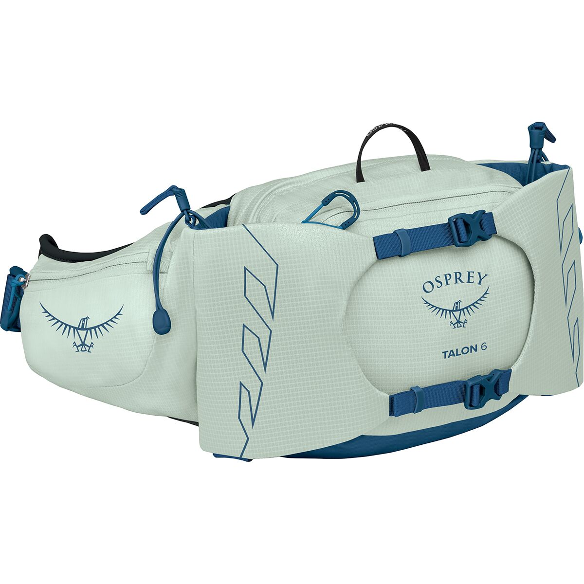 Image of Osprey Packs Talon 6L Backpack - Men's Frosty Mint Green/Night Shift, One Size