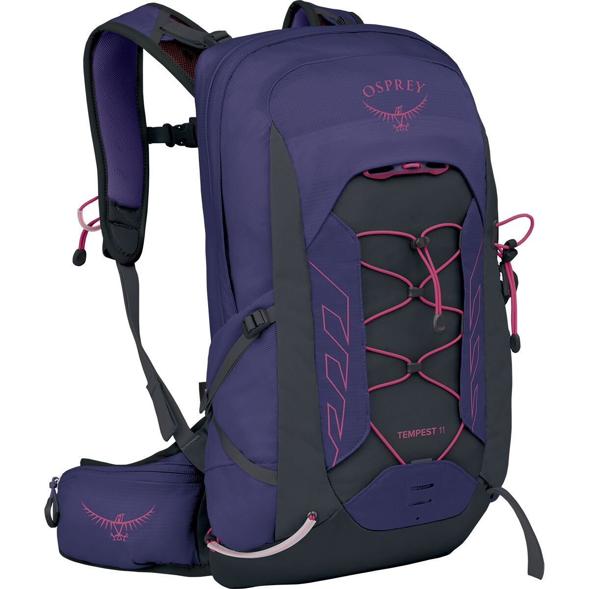 Image of Osprey Packs Tempest 11L Backpack - Women's Deep Fig/Hotspot Pink, One Size