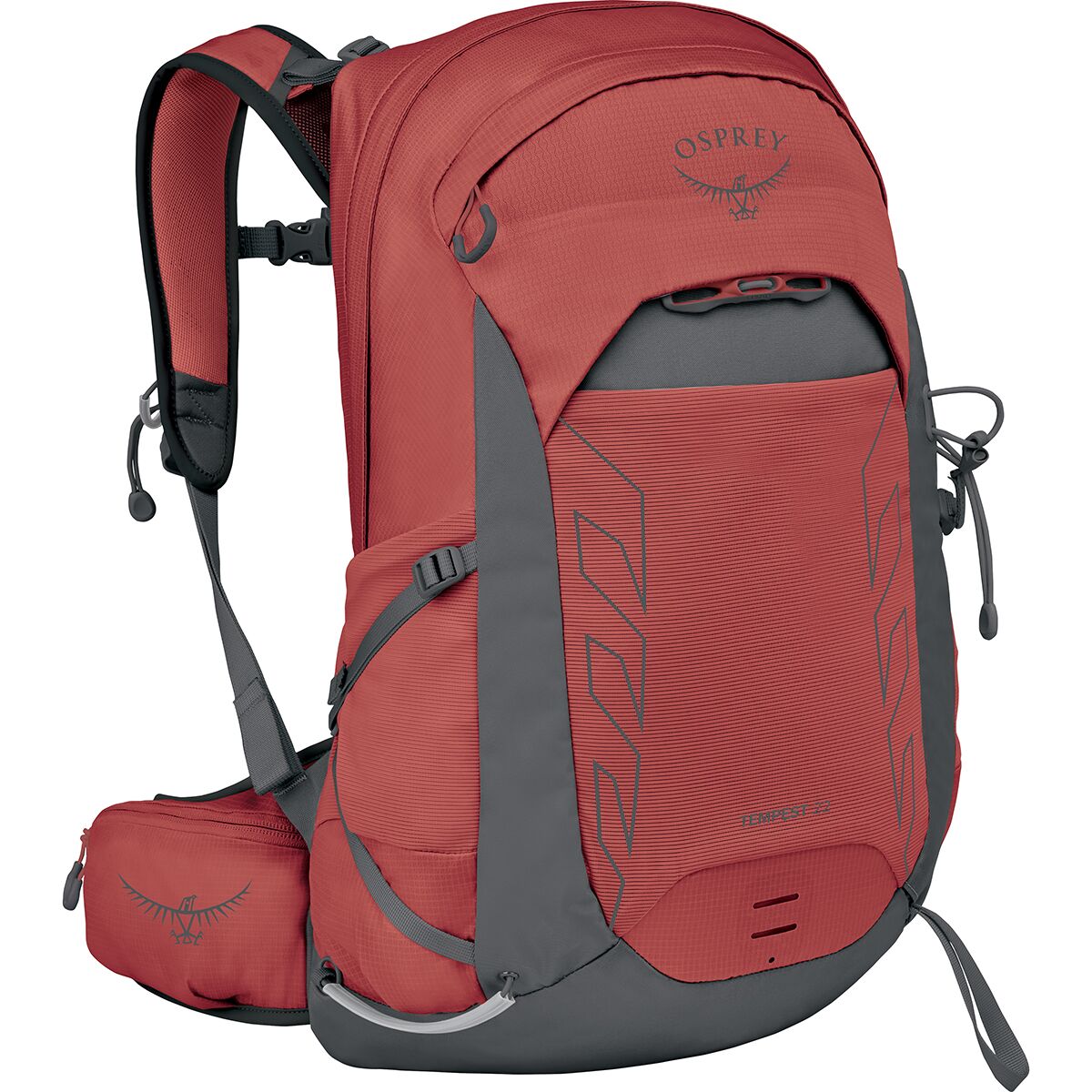 Image of Osprey Packs Tempest 22L Backpack - Women's Red Pampas/Coal Grey, One Size