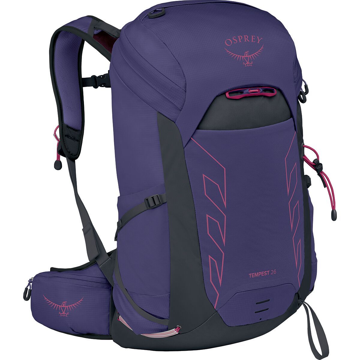 Image of Osprey Packs Tempest 26L Backpack - Women's Deep Fig/Hotspot Pink, One Size