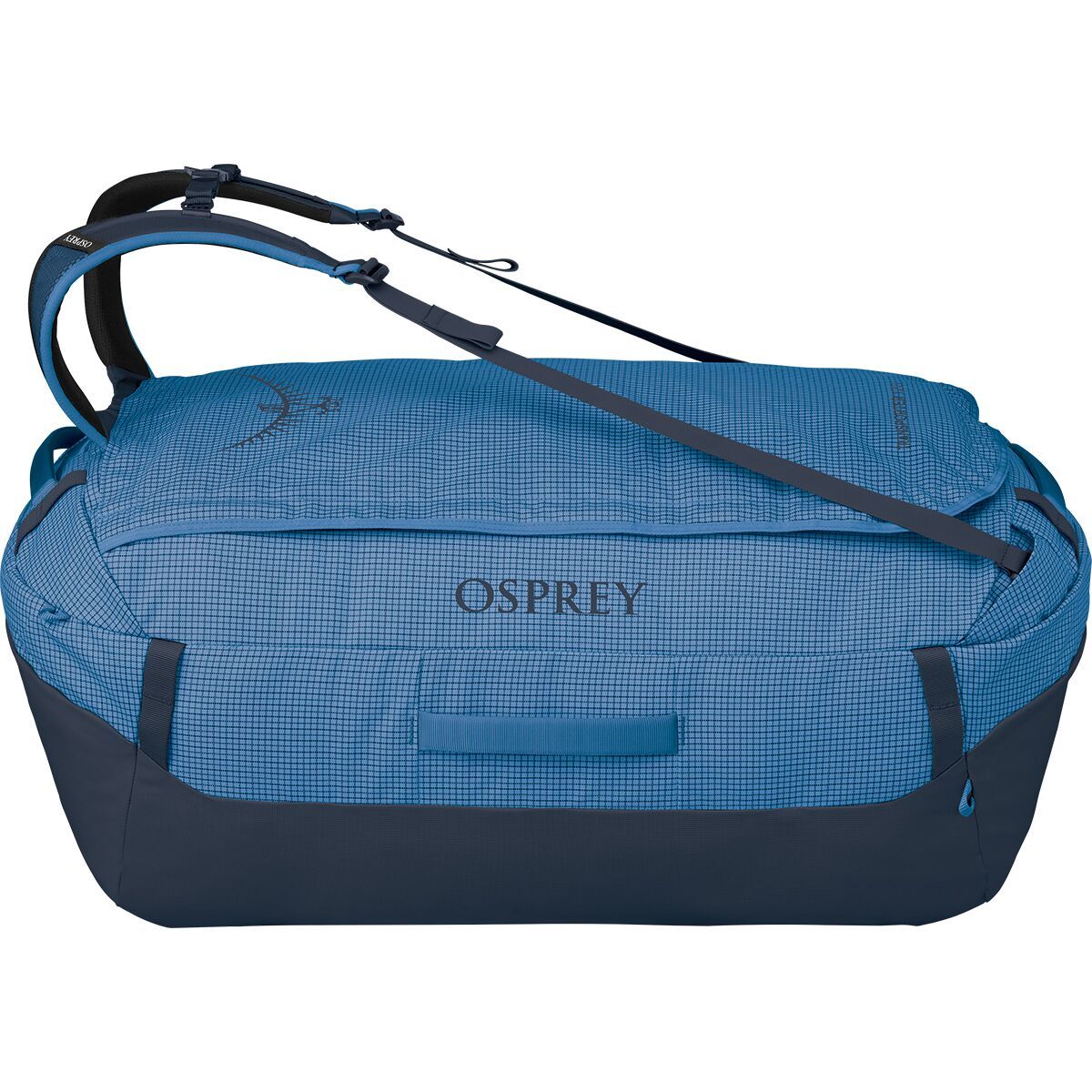 Image of Osprey Packs Transporter 120L Duffel Bag Blue Flame/Nocturnal Blue, One Size