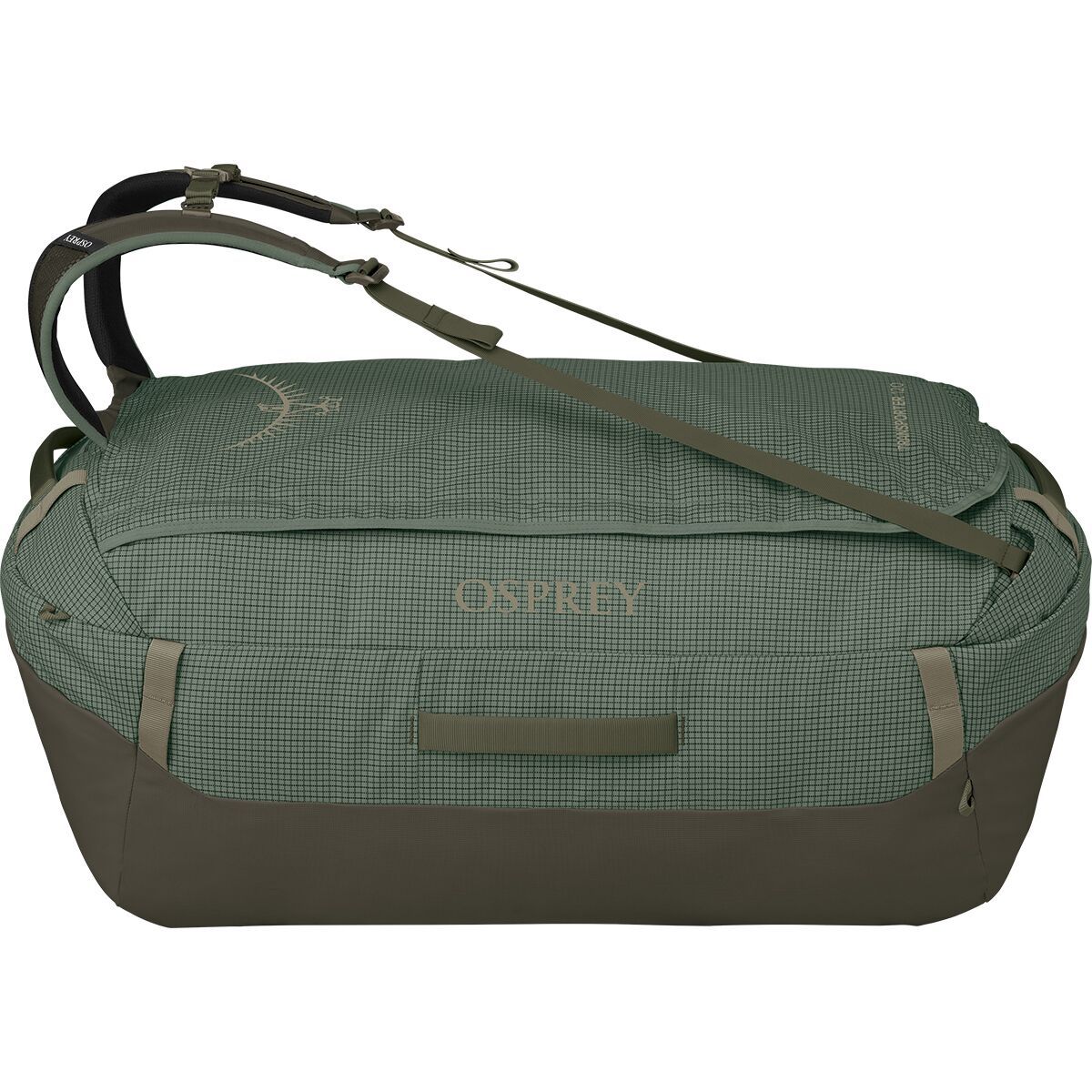 Image of Osprey Packs Transporter 120L Duffel Bag Pine Leaf/Earl Grey, One Size
