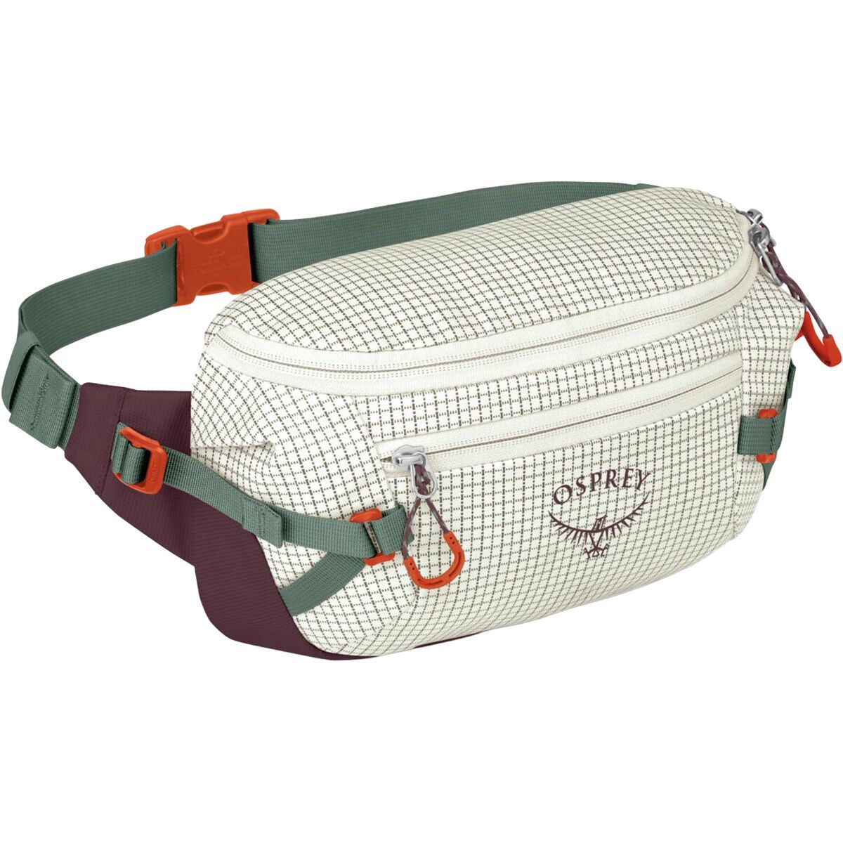 Image of Osprey Packs Transporter 3L Waist Pack Mystery White/Moody Burgundy, One Size