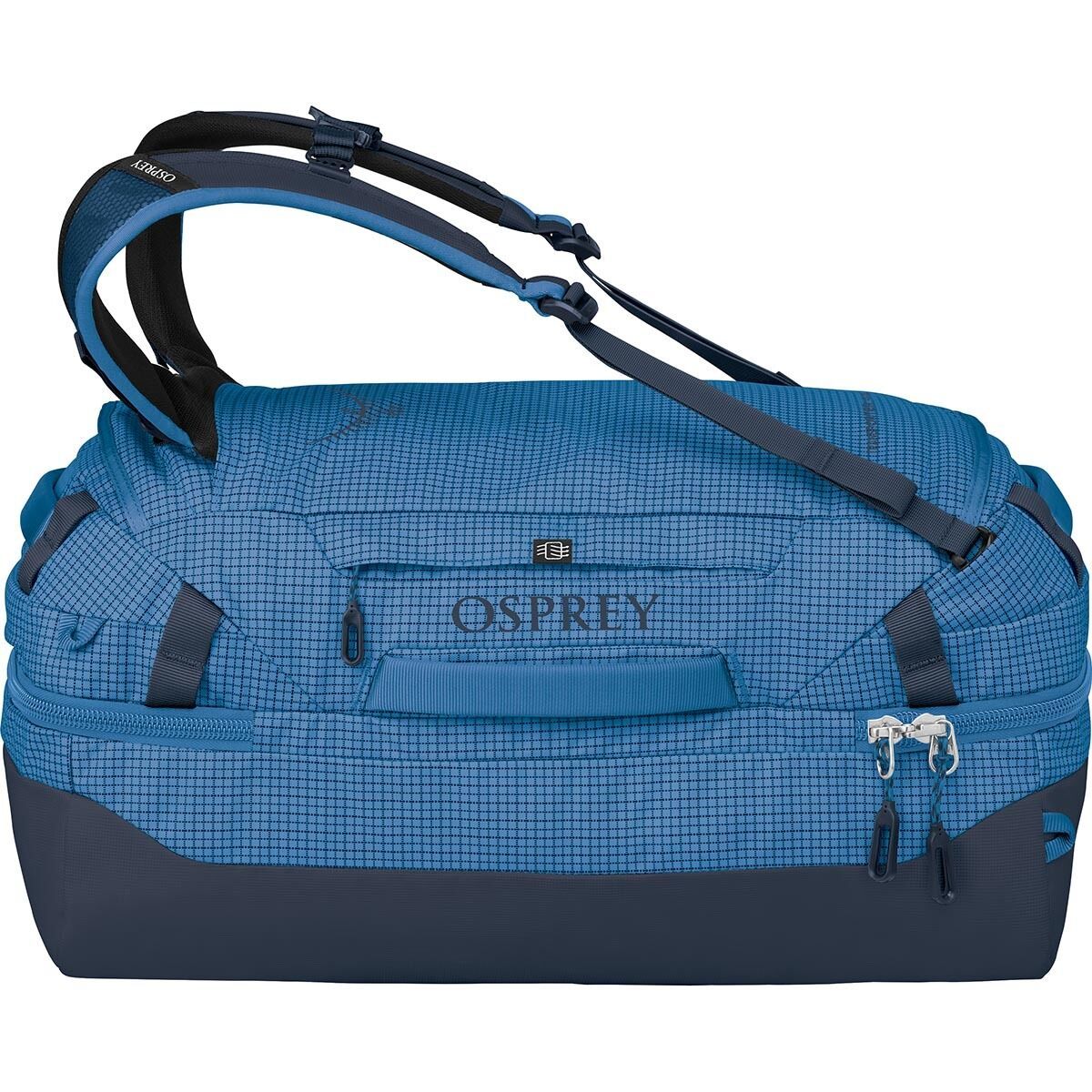 Image of Osprey Packs Transporter Squffel 44L Duffel Bag Blue Flame/Nocturnal Blue, One Size