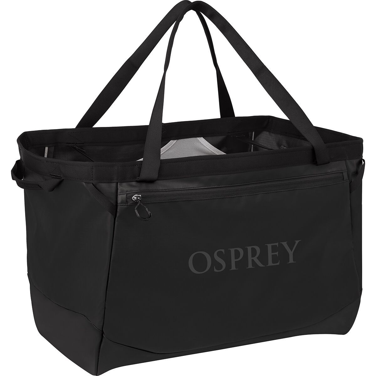 Image of Osprey Packs Transporter 60L Gear Tote Bag Raven Black/Black, One Size