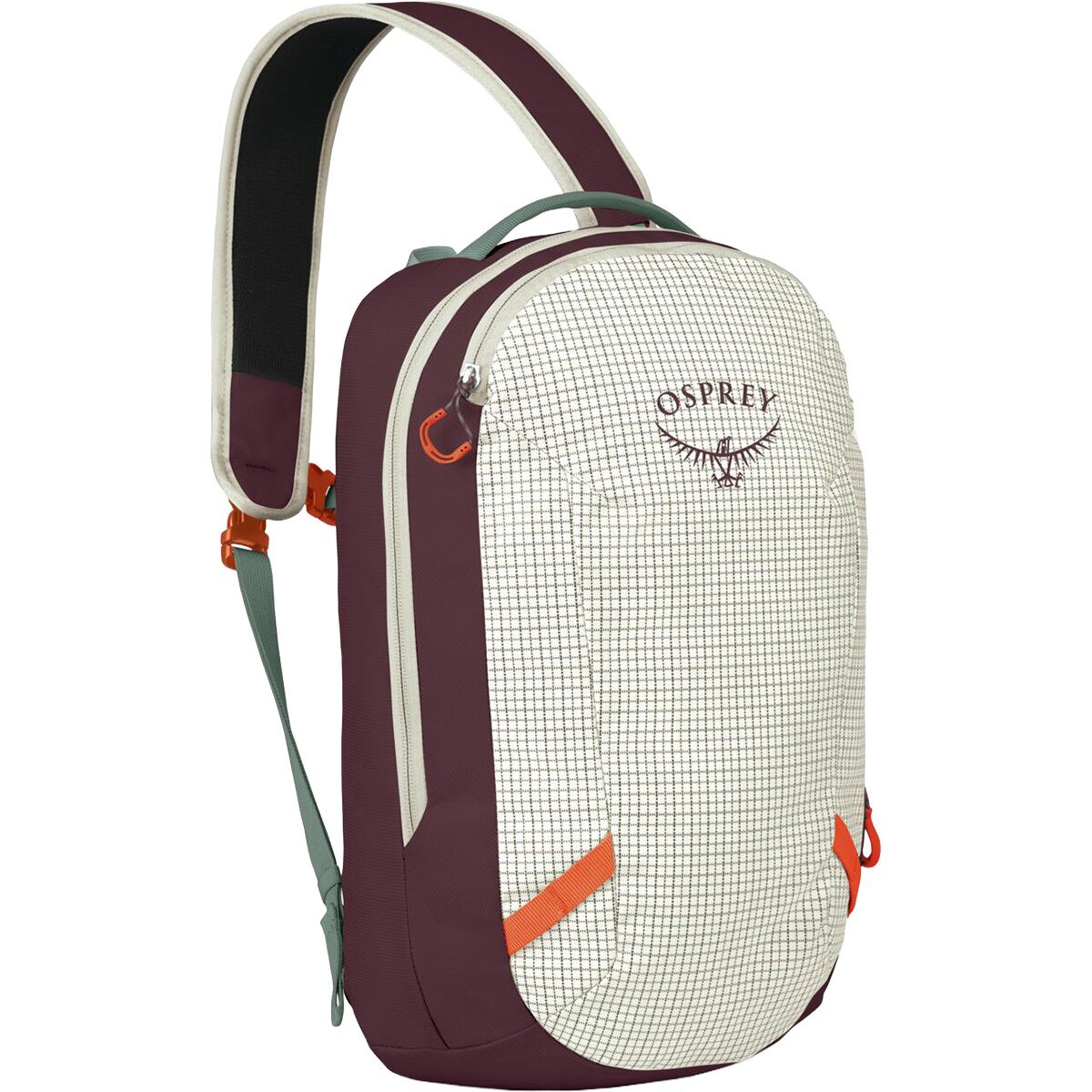Image of Osprey Packs Transporter Sling Bag Mystery White/Moody Burgundy, One Size