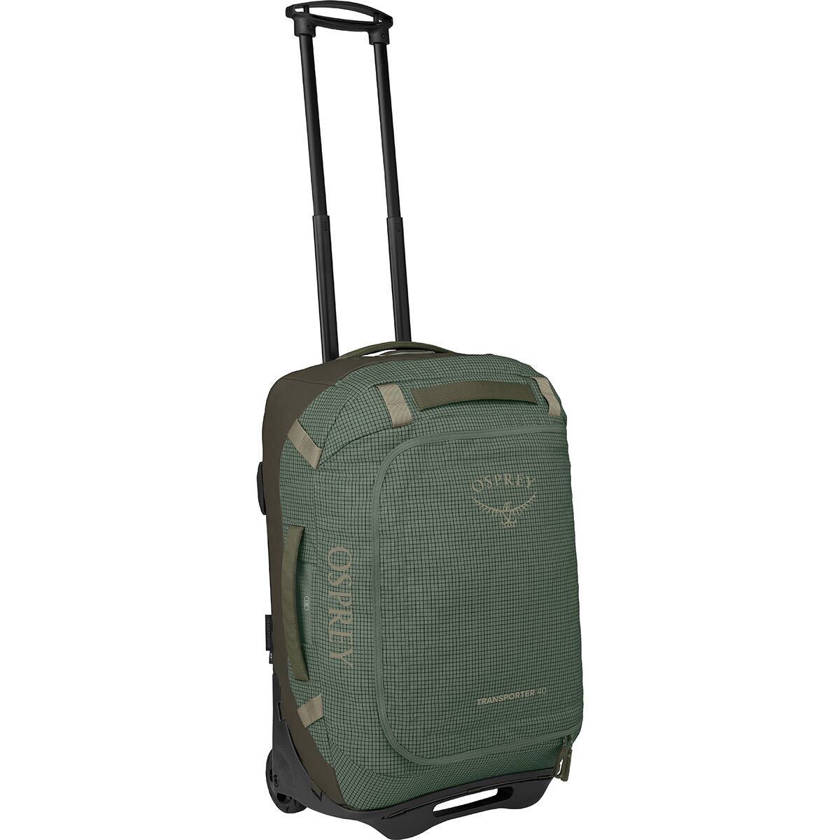 Image of Osprey Packs Transporter Wheeled 40L Duffel Bag Pine Leaf/Earl Grey, One Size