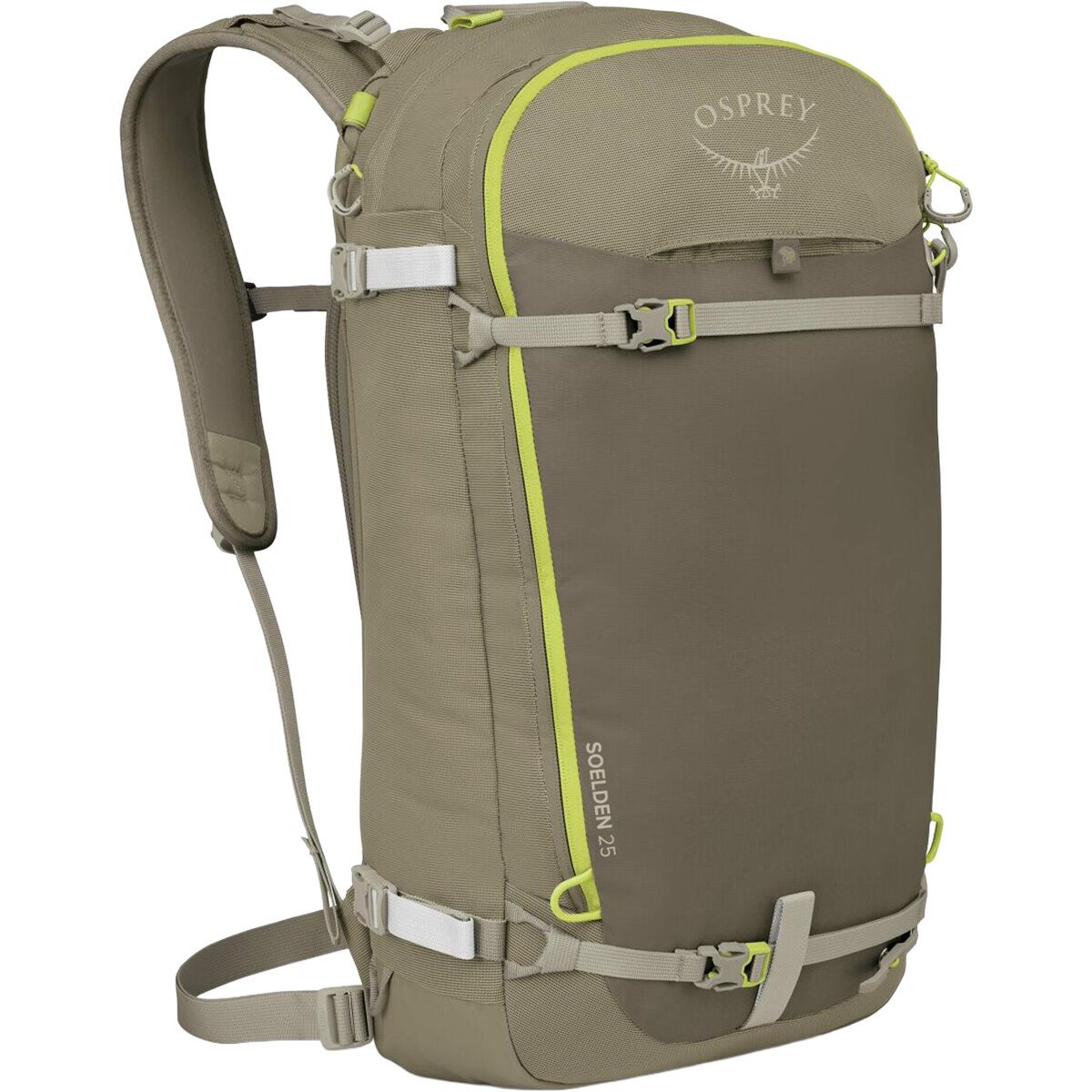 Image of Osprey Packs Soelden 25 Backpack - Men's Olive Tan/Earl Grey, One Size