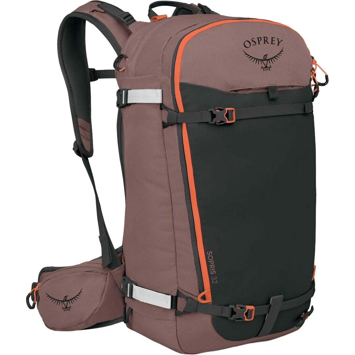 Image of Osprey Packs Sopris 32L Ski And Snowboard Backpack - Women's Magma Brown/Raven Black, One Size