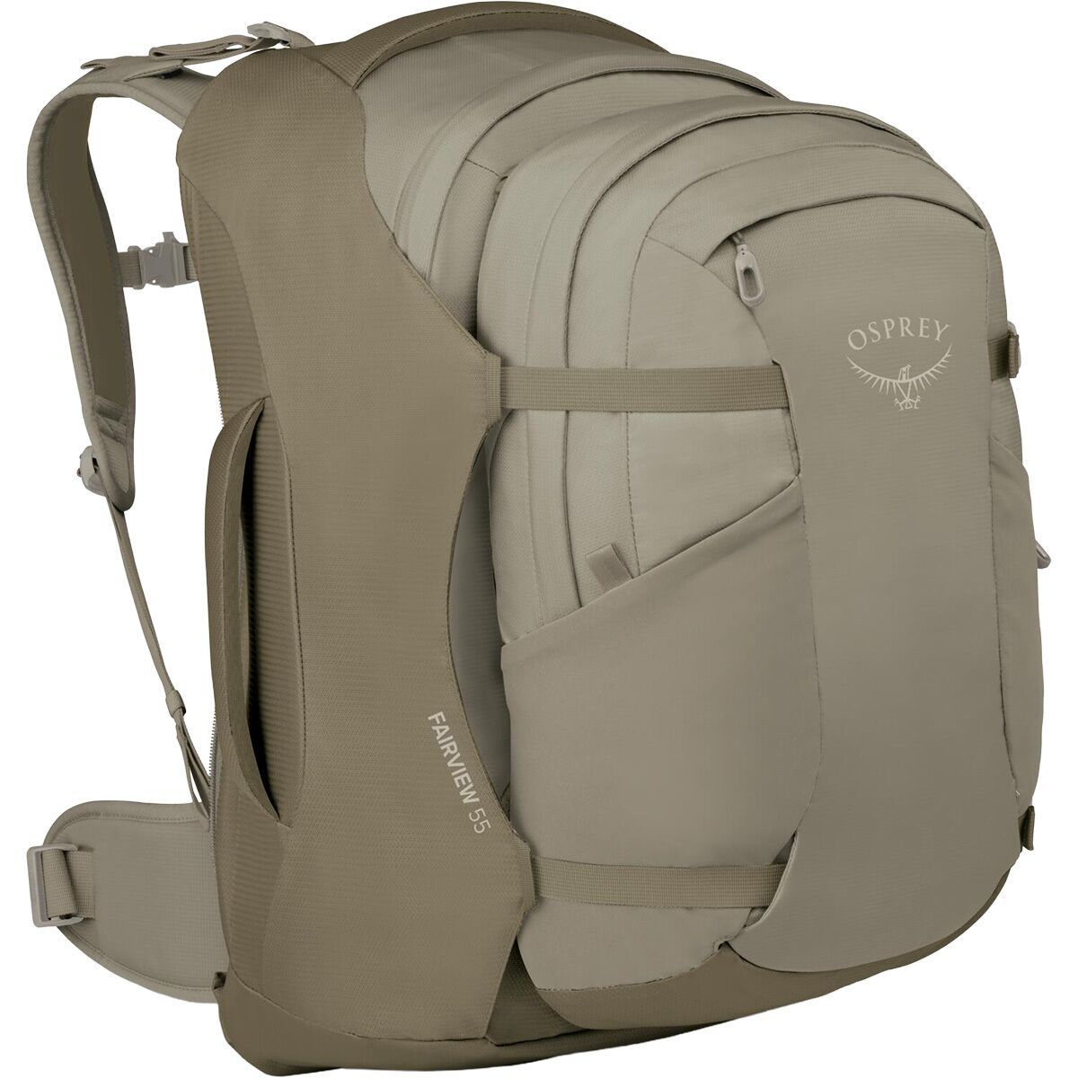 Image of Osprey Packs Fairview 55L Backpack - Women's Sawdust/Olive Tan, One Size