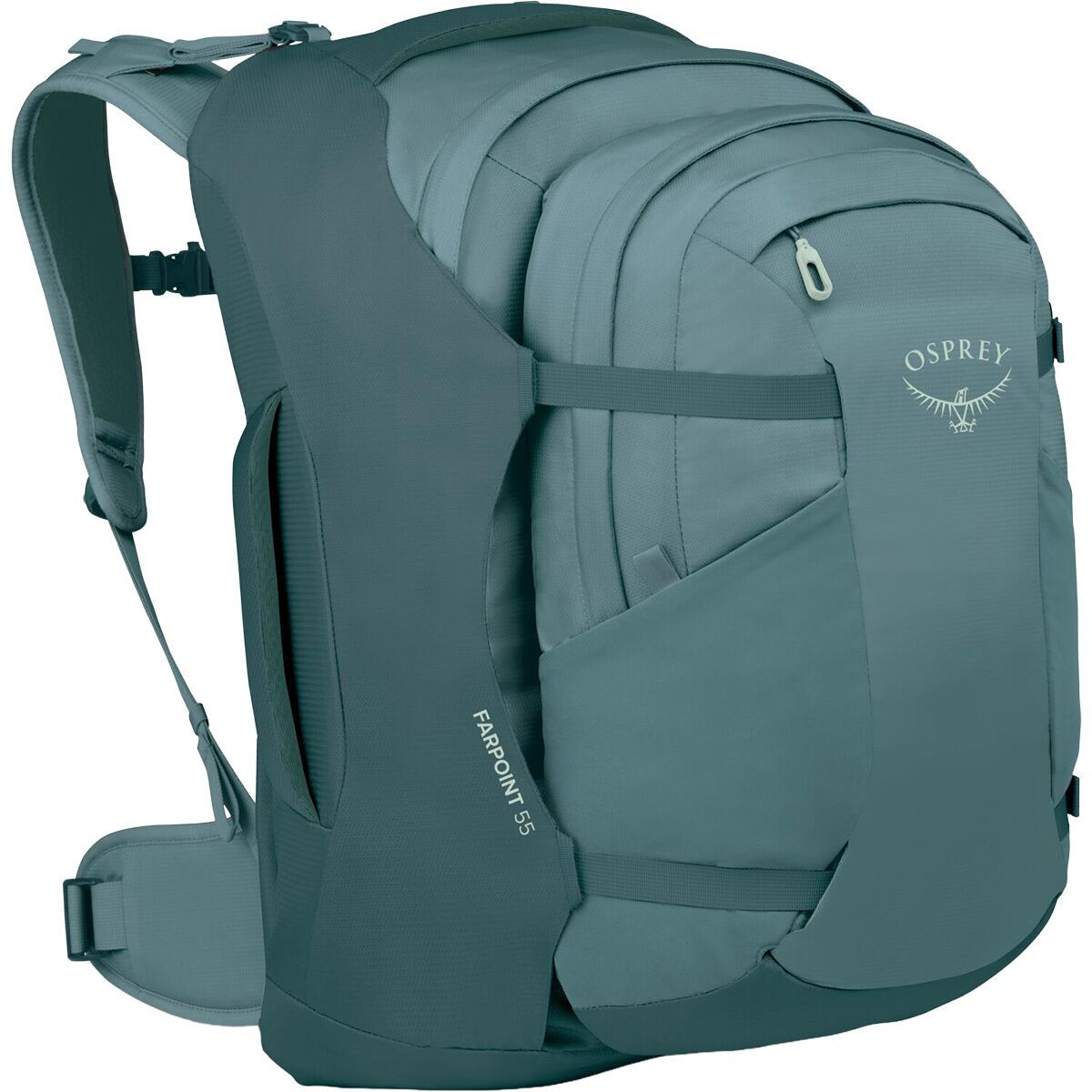 Image of Osprey Packs Farpoint 55L Backpack Cascade Blue/Torrent Blue, One Size