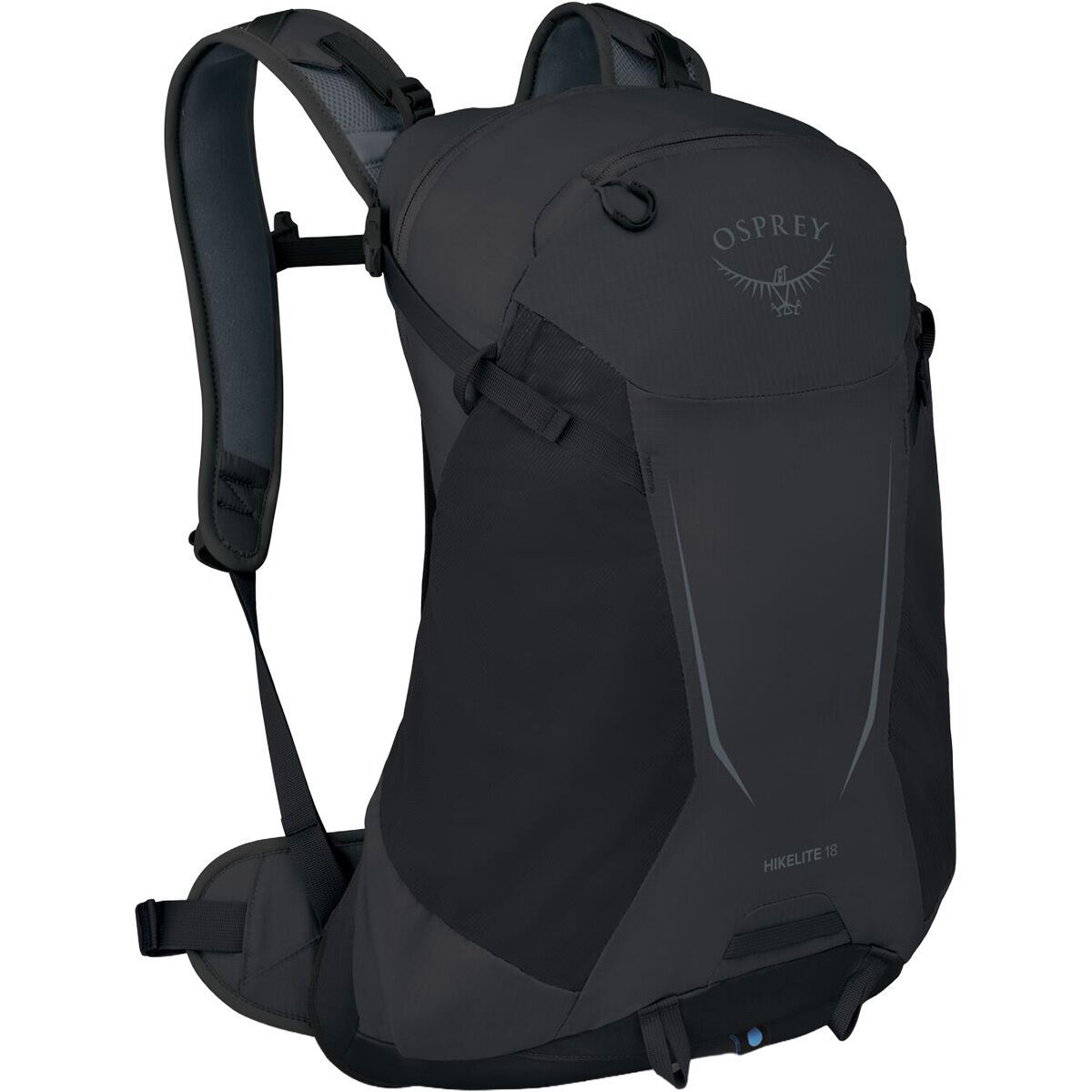 Image of Osprey Packs Hikelite 18L Backpack Raven Black, One Size