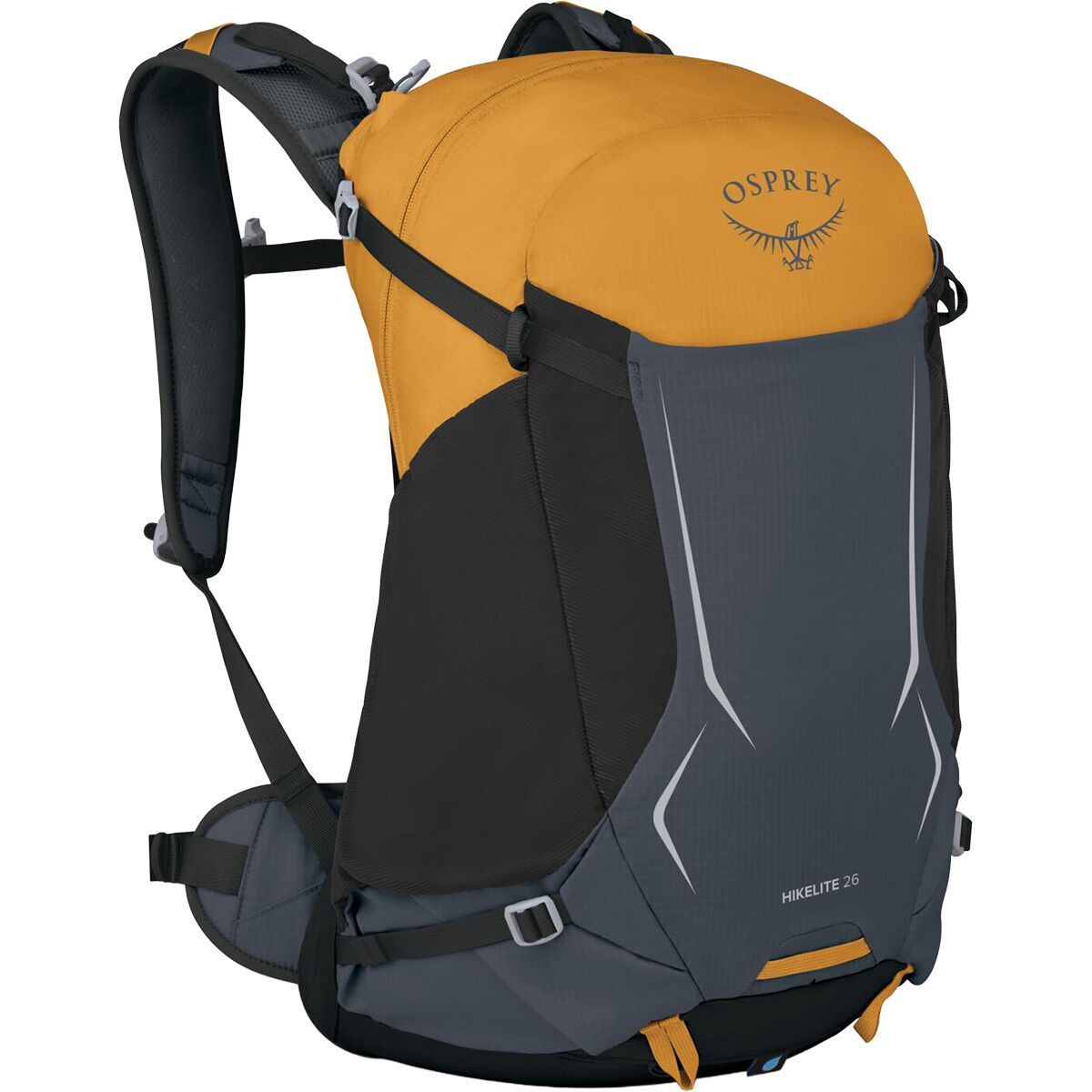 Image of Osprey Packs Hikelite 26L Backpack Tungsten/Yelow, One Size