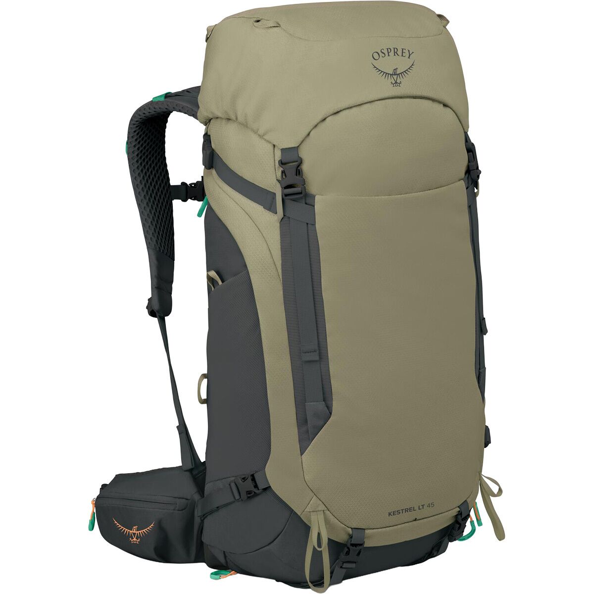 Osprey Packs Osprey Packs Kestrel LT 45L Backpack Olive Tan, One Size