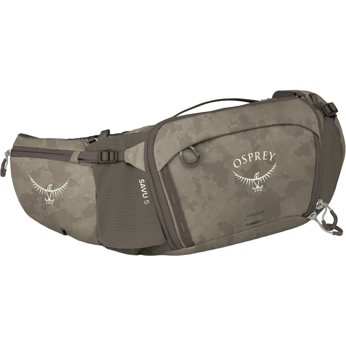 Image of Osprey Packs Savu 5L Hydration Pack Pediment Grey Dust Print, One Size