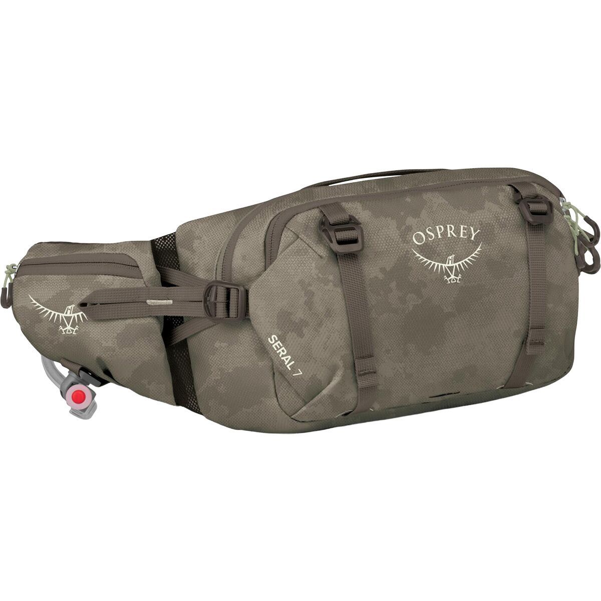 Image of Osprey Packs Seral 7L Hydration Pack Pediment Grey Dust Print, One Size