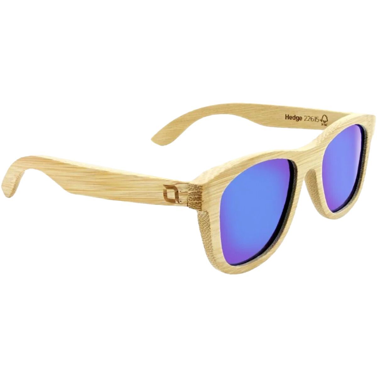 Optic Nerve Hedge Polarized Sunglasses Light Bamboo, M