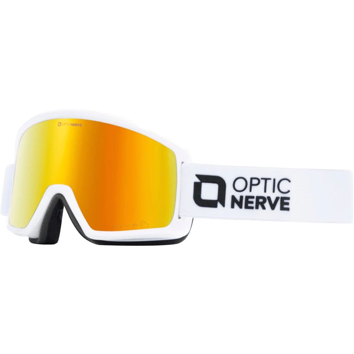 Optic Nerve Shavano Goggles Shavano White Frame/Red Mirror Lens, M