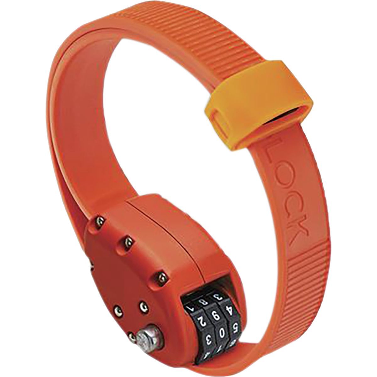 Image of OTTO OTTOLOCK Cinch 18in Combo Lock Otto Orange, 18in