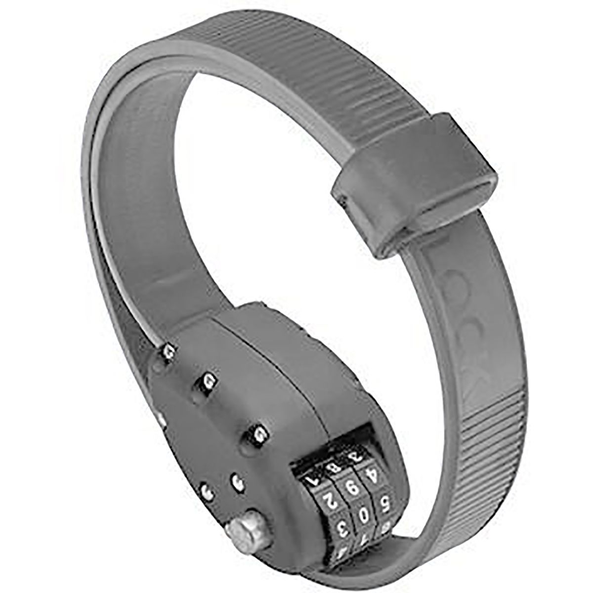 Image of OTTO OTTOLOCK HexBand Cinch 18in Combo Lock Grey, One Size