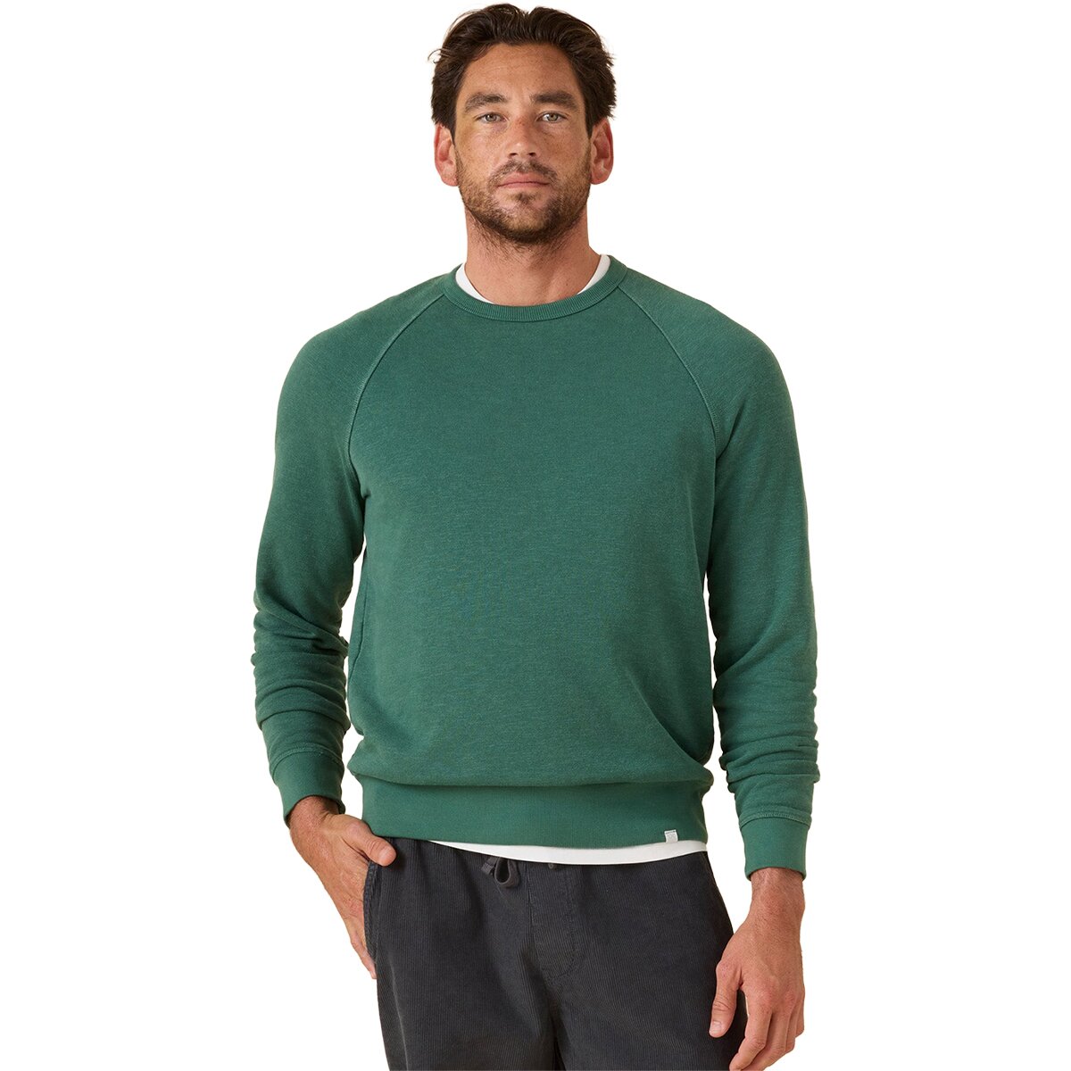 Image of Outerknown Sur Sweatshirt - Men's Grassland, L
