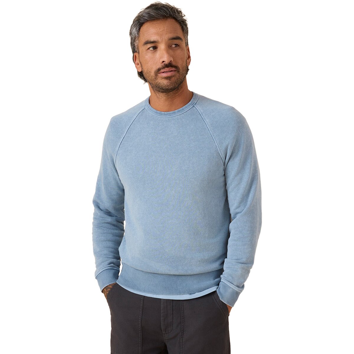 Image of Outerknown Sur Sweatshirt - Men's Hazy Sea, L